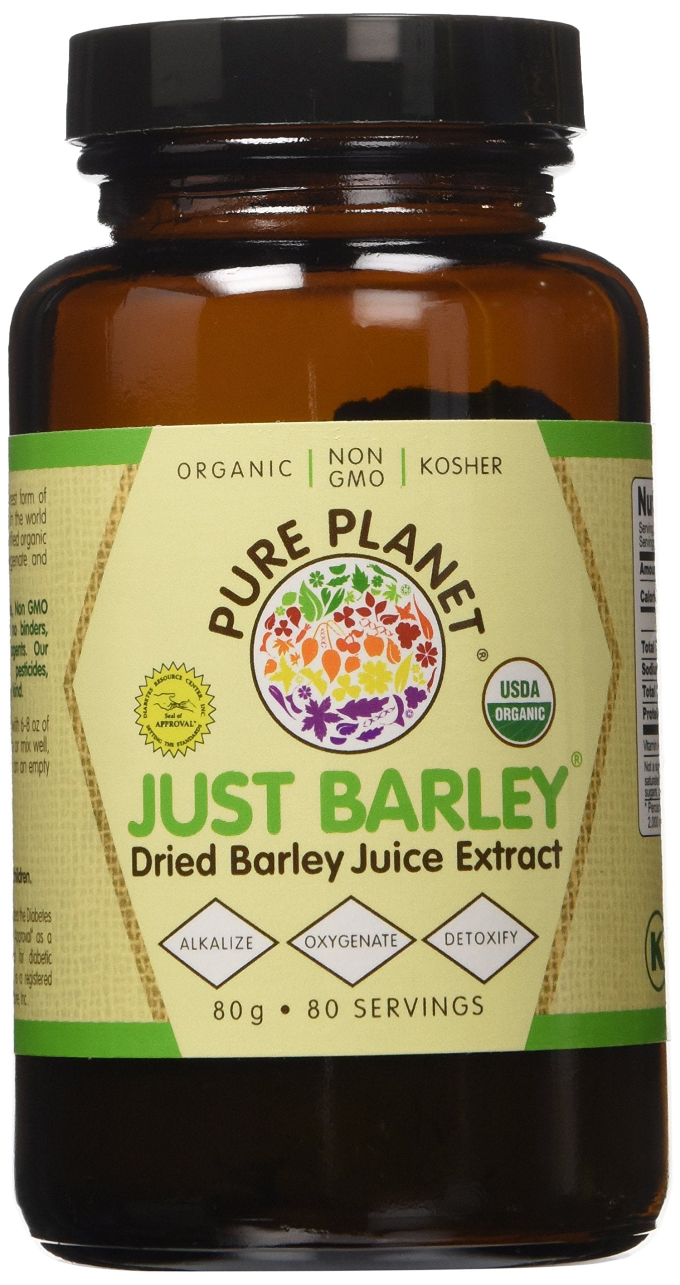 Pure Planet Just Barley Organic Powder, Pack of 2