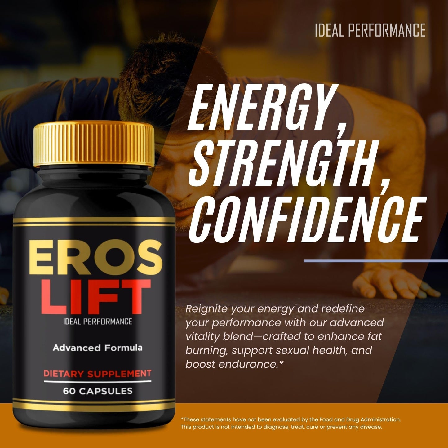 IDEAL PERFORMANCE Eros Lift Capsules 180