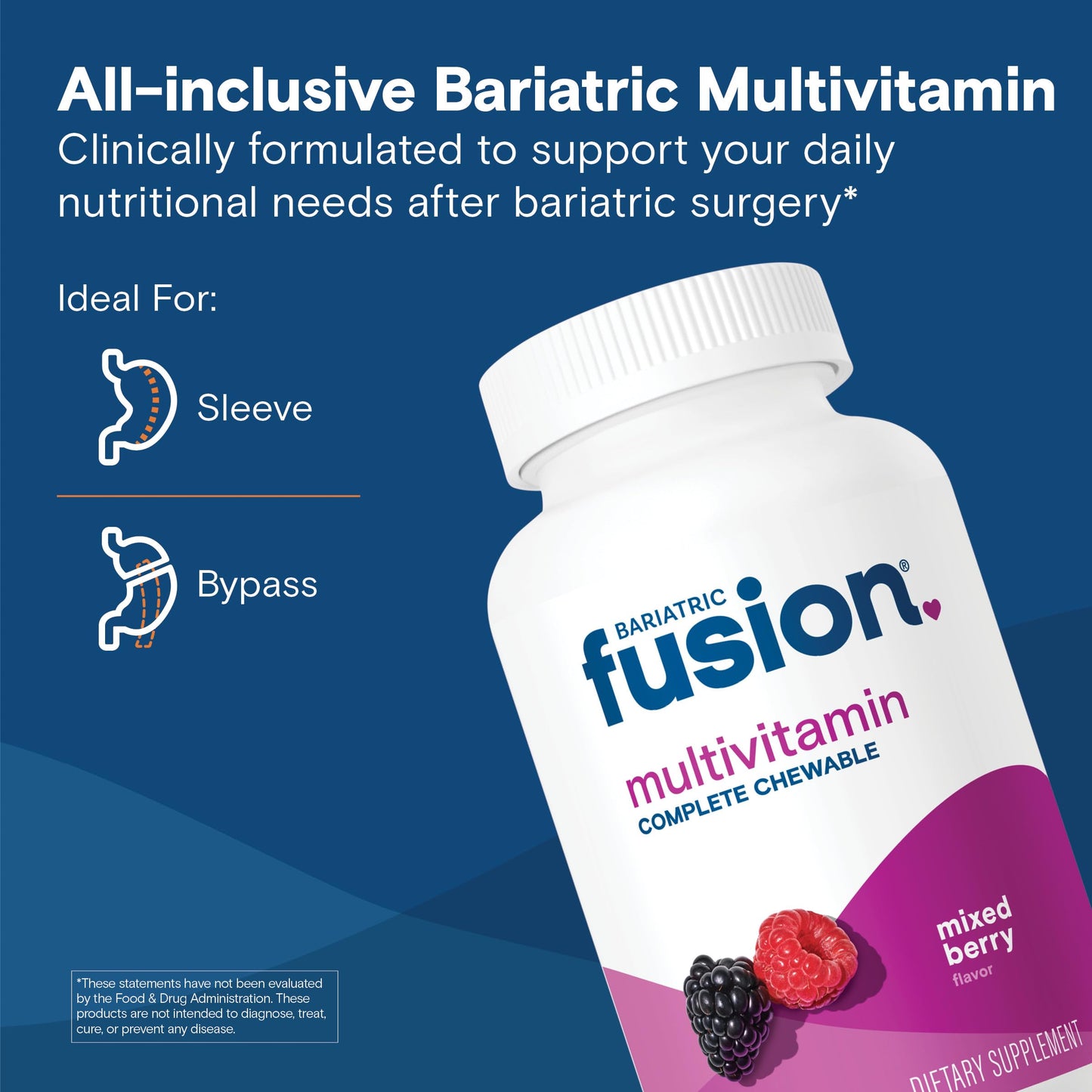 Bariatric Fusion Bariatric Multivitamin with Iron Complete Tablet, 120 Count