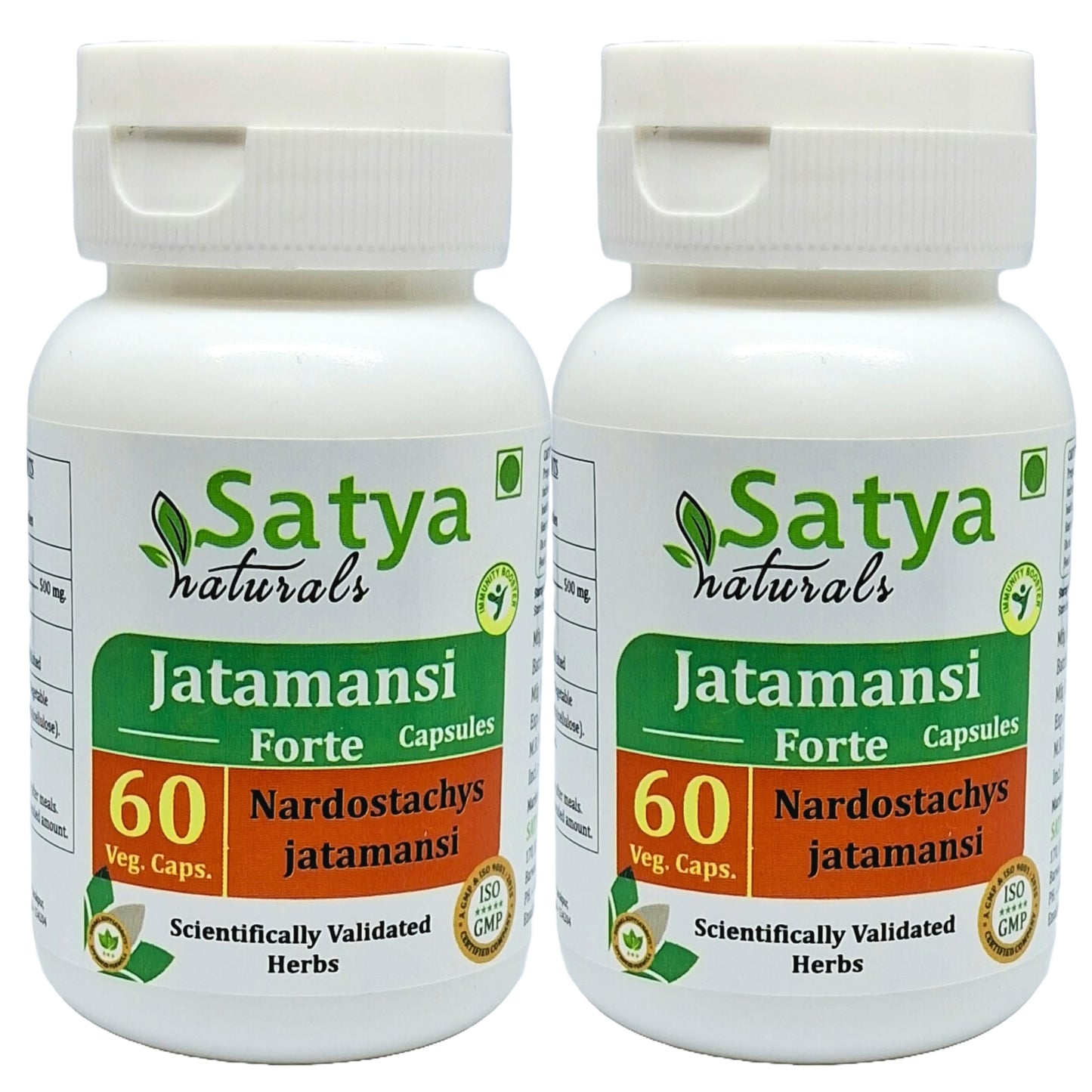 Satya Naturals Jatamansi Forte 500 mg Capsules, 120 Count