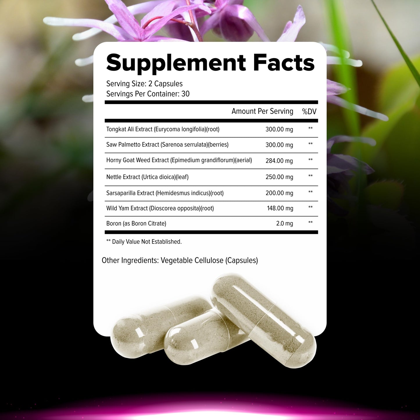 Influx Inspire Testosterone Booster for Men 60 Capsules