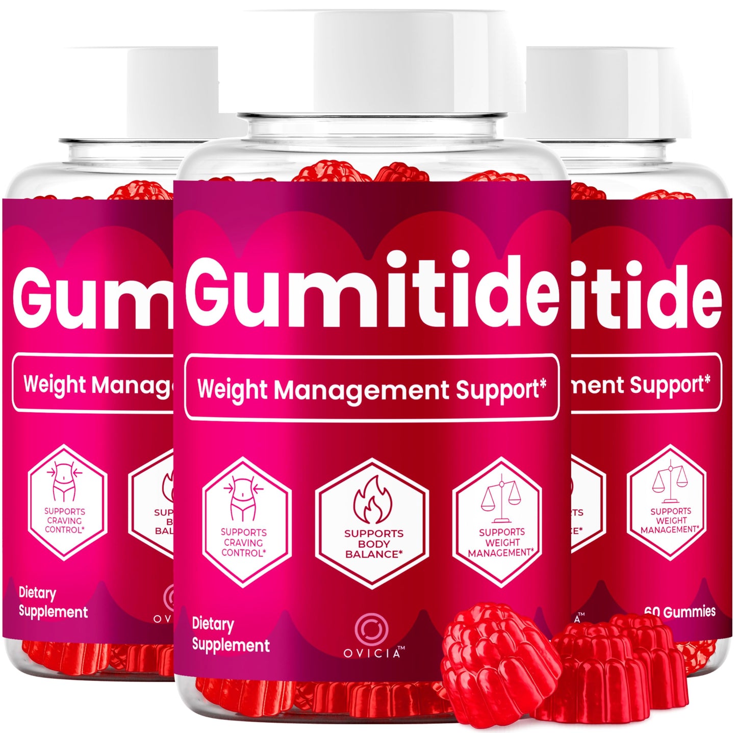 OVICIA Gumitide Gummies 180 Gummies
