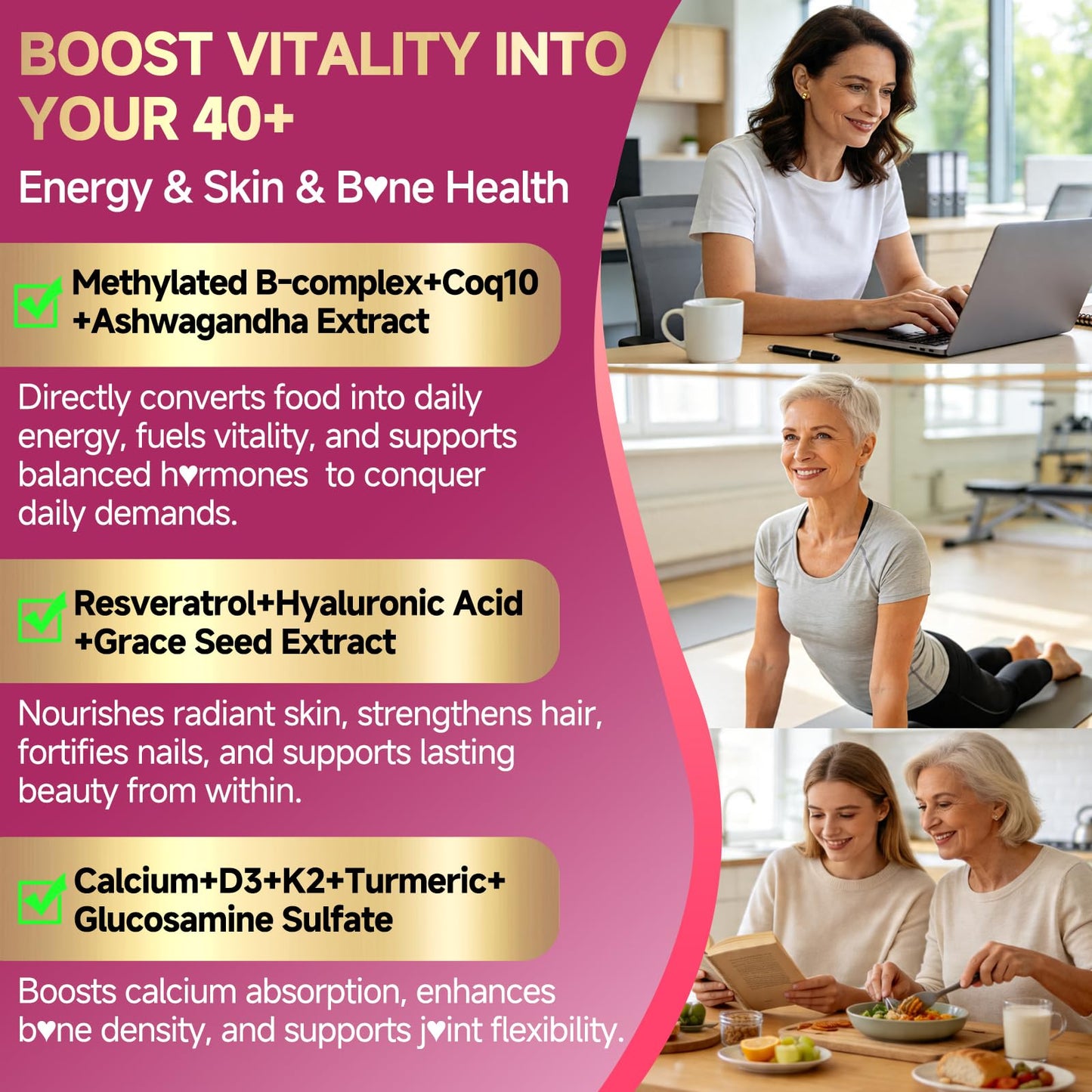 Ceecisee Multivitamin for Women 40 Plus Gummies 60 Count