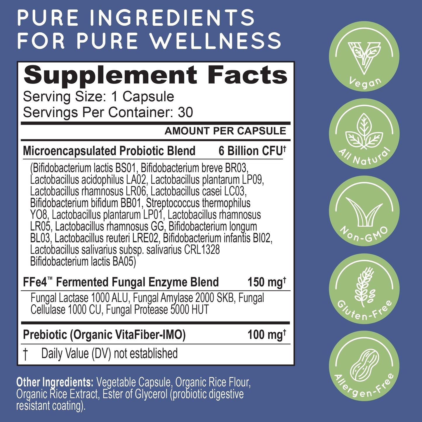 Essential Source TriActive Biotics Daily Care Probiotics for Women and Men, 6 Billion CFU with Prebiotic Blend, Daily Digestive and Immune Support Gut Health Supplement, Capsules, 30 Count