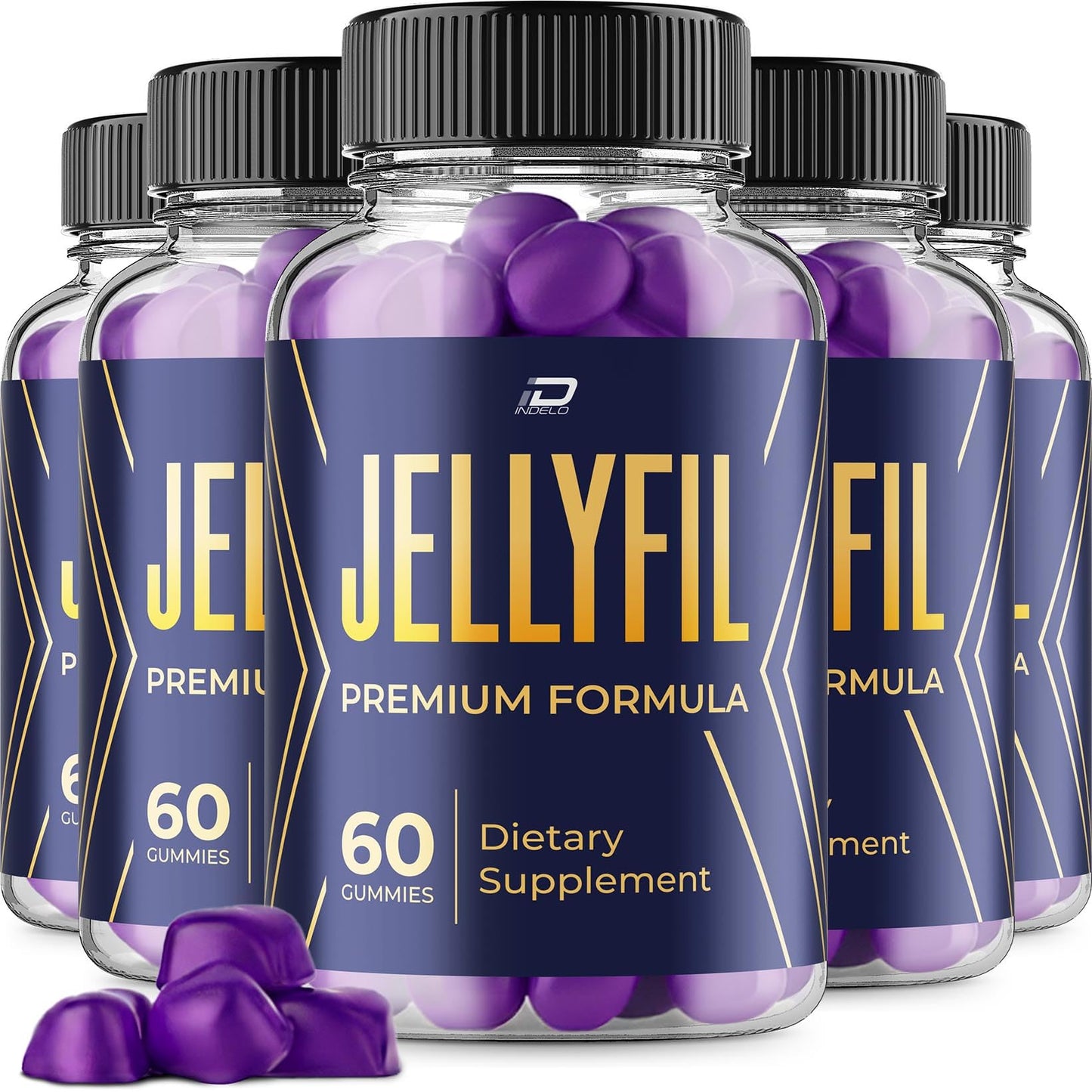 Indelo Jellyfil Gummy, 300 Gummies