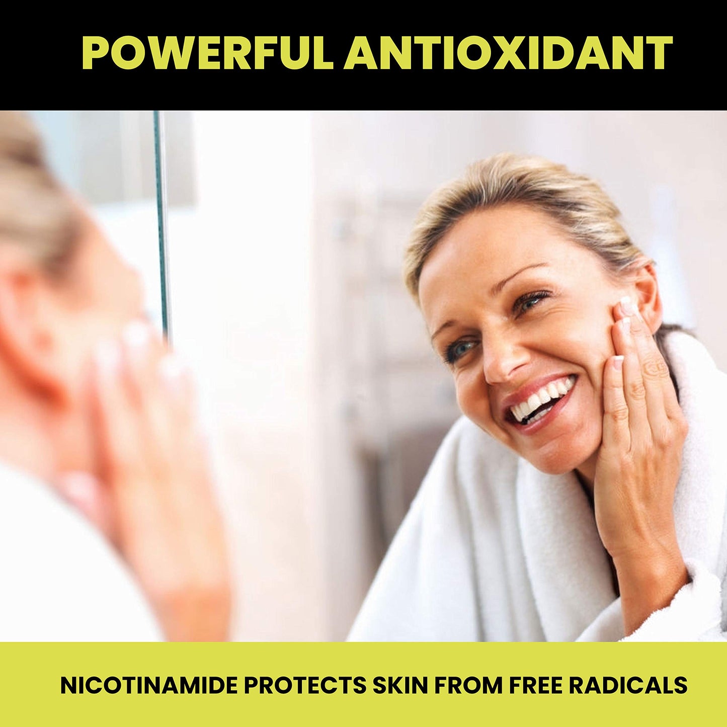 SOLDERM Nicotinamide Non-Flushing Vitamin B3 and D3 Supplement Capsules, 120 Capsules