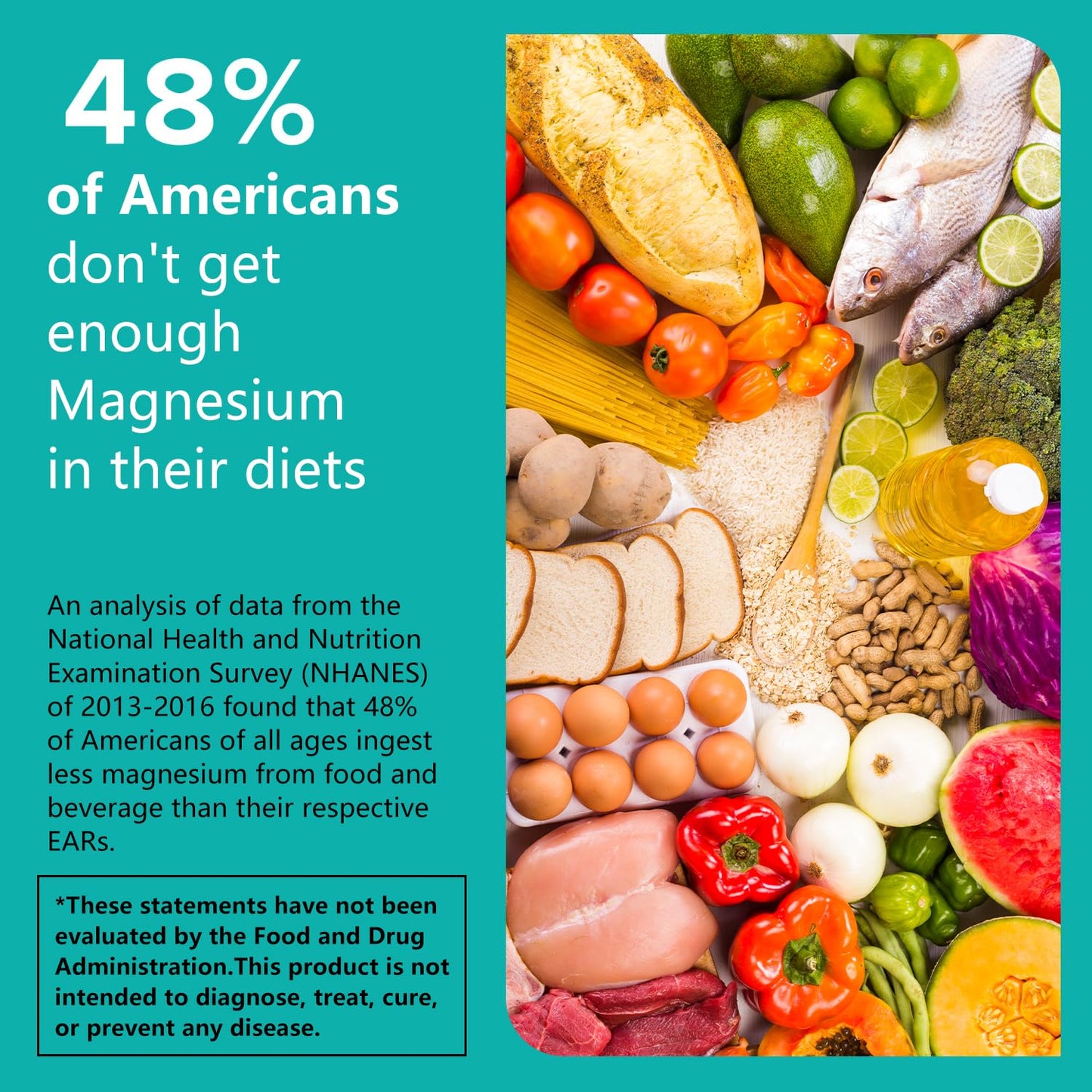 BEVIX Magnesium Glycinate Gummies 120mg, 60 Gummies