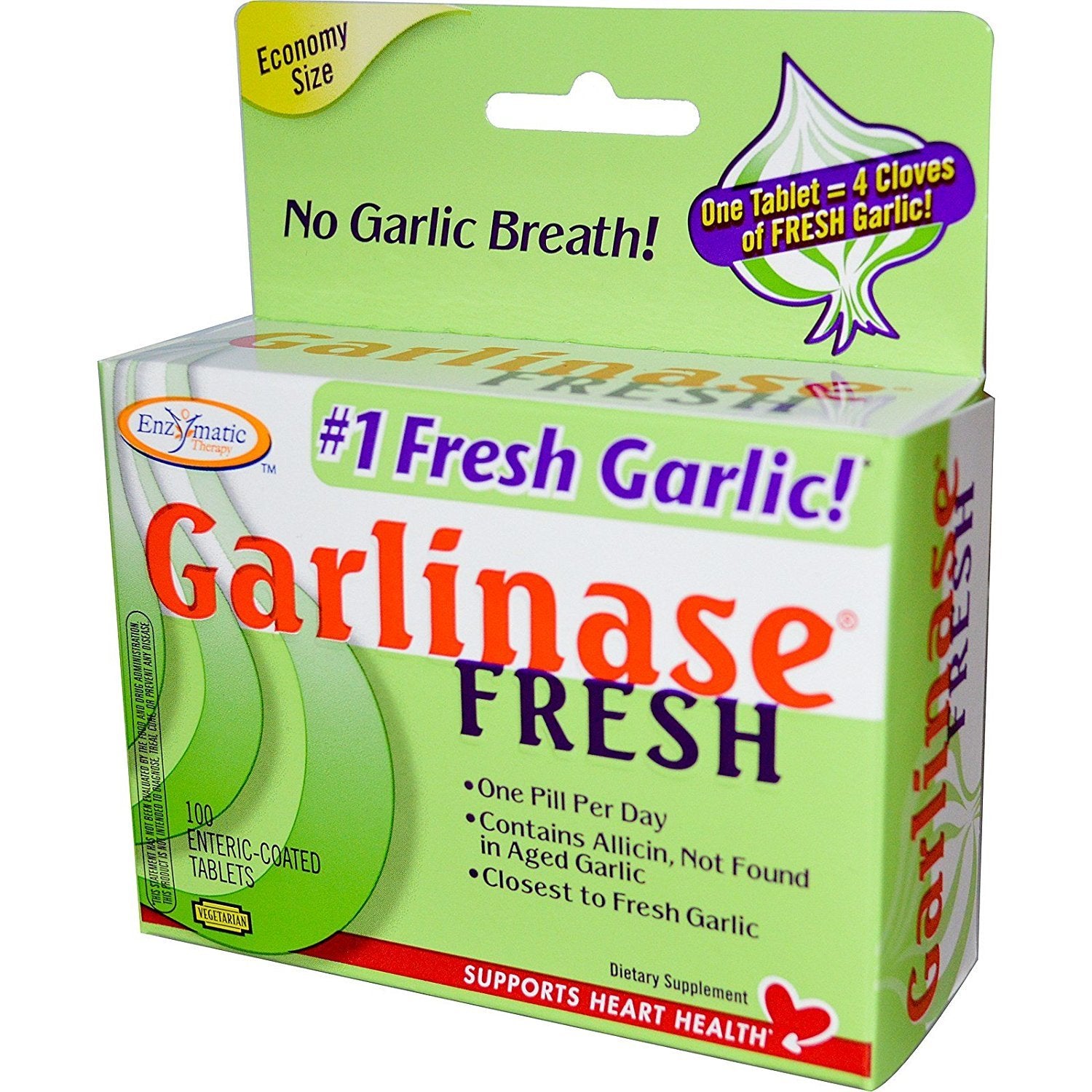 Enzymatic Therapy Garlinase FRESH 100 Tablets