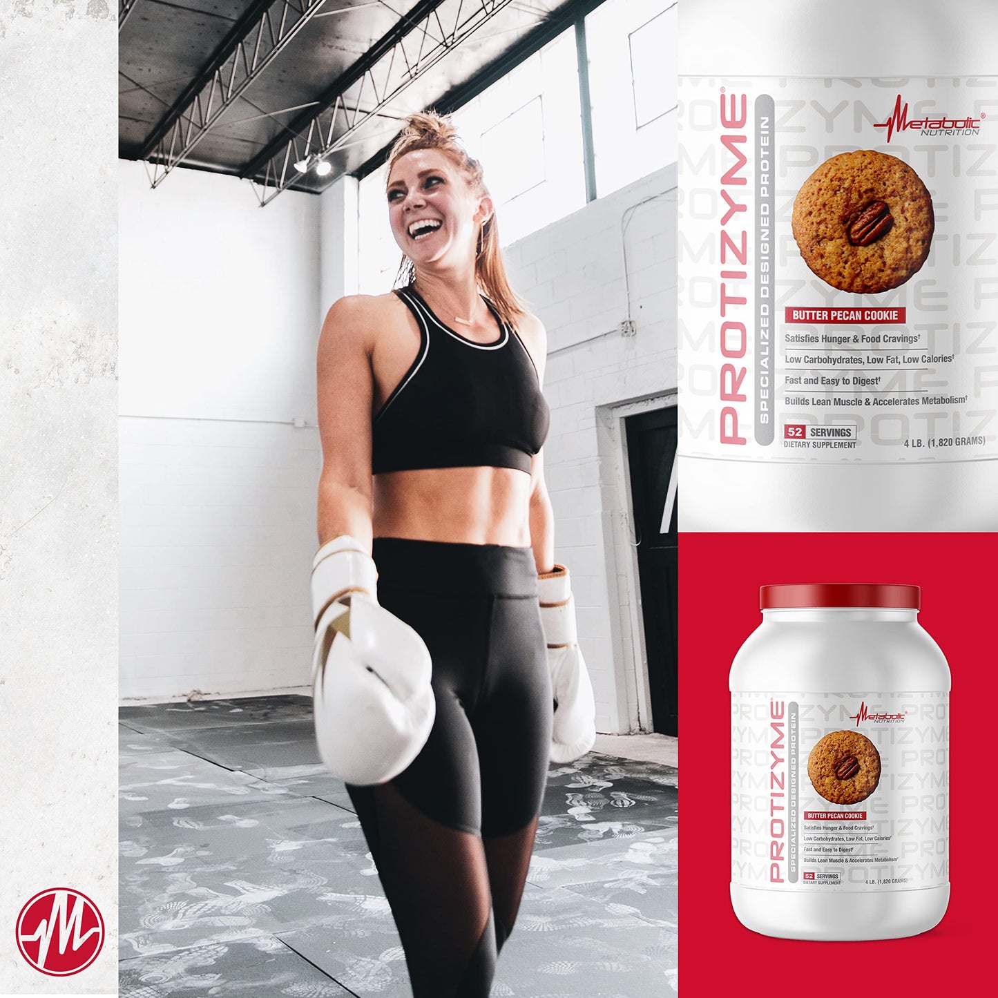Metabolic Nutrition Protizyme 100% Whey Protein Powder, 64 Servings
