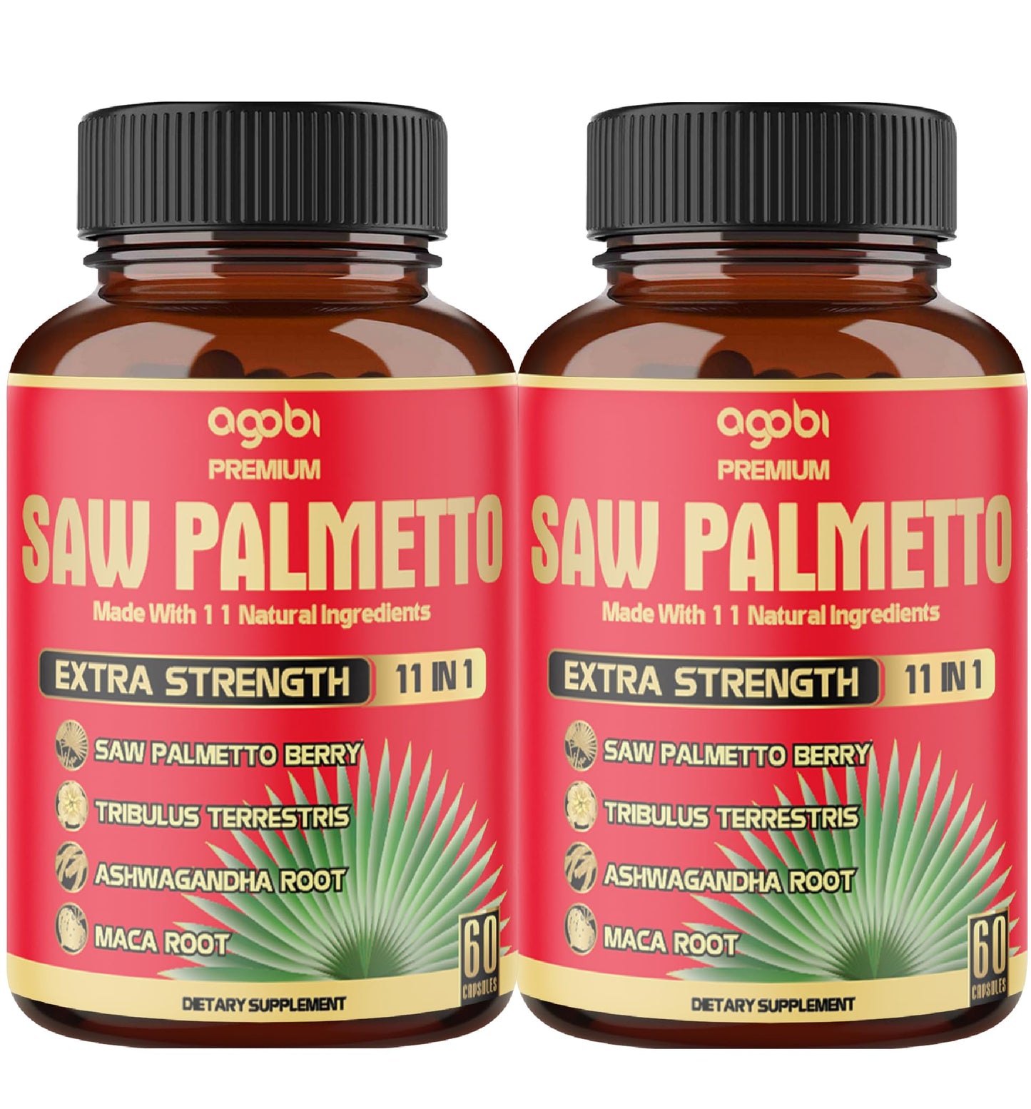 Agobi Saw Palmetto 5300 mg 120 Capsules