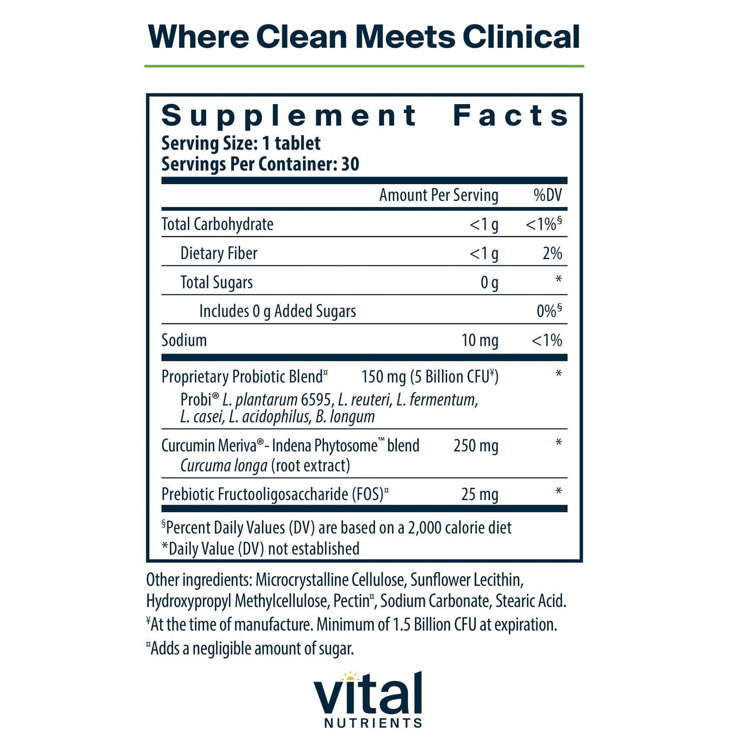 Hyperbiotics Vital Nutrients Pro Men Probiotics Tablets, 30 Count
