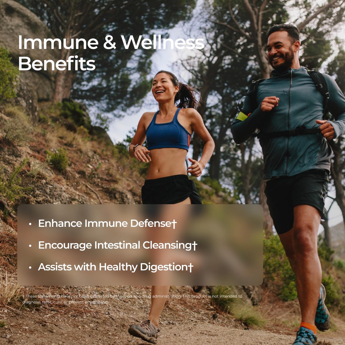 Livingood Daily Immune Support Supplement, 4-in-1 Formula with Oregano Oil, Monolaurin, L Lysine & Quercetin, Gut & Digestive Health, 120 Capsules
