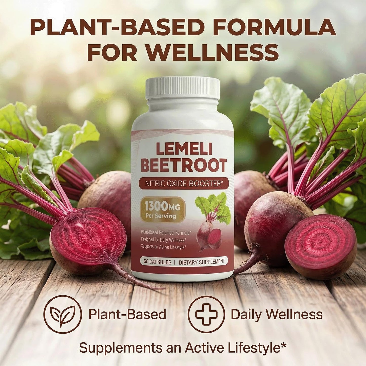 LEME LI BEETROOT Beet Root Supplement Capsule, 1 Count