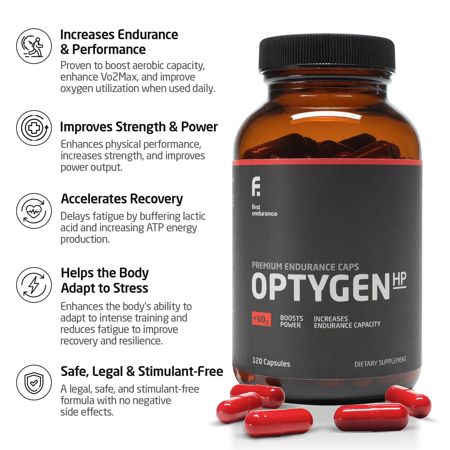 FIRST ENDURANCE OptygenHP Capsules 120