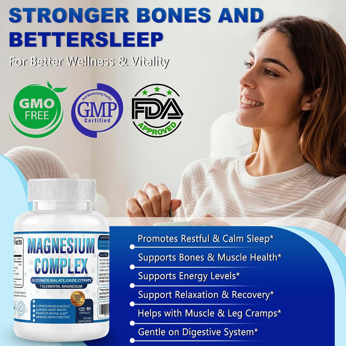 CURIPLAYA Magnesium Complex 7 Forms Capsule, 90 Capsules