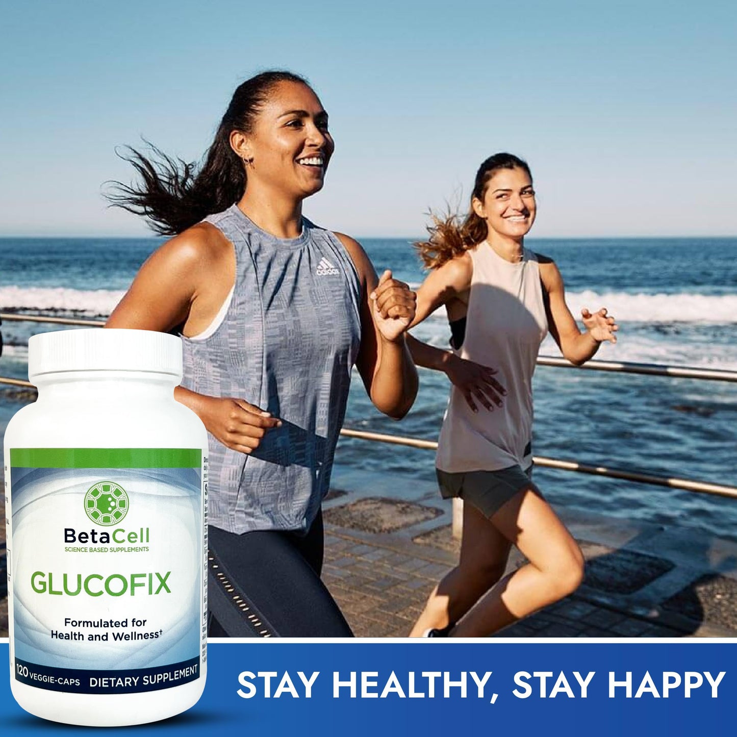 BETACELL Glucofix Berberine Supplement Capsules, 120 Count