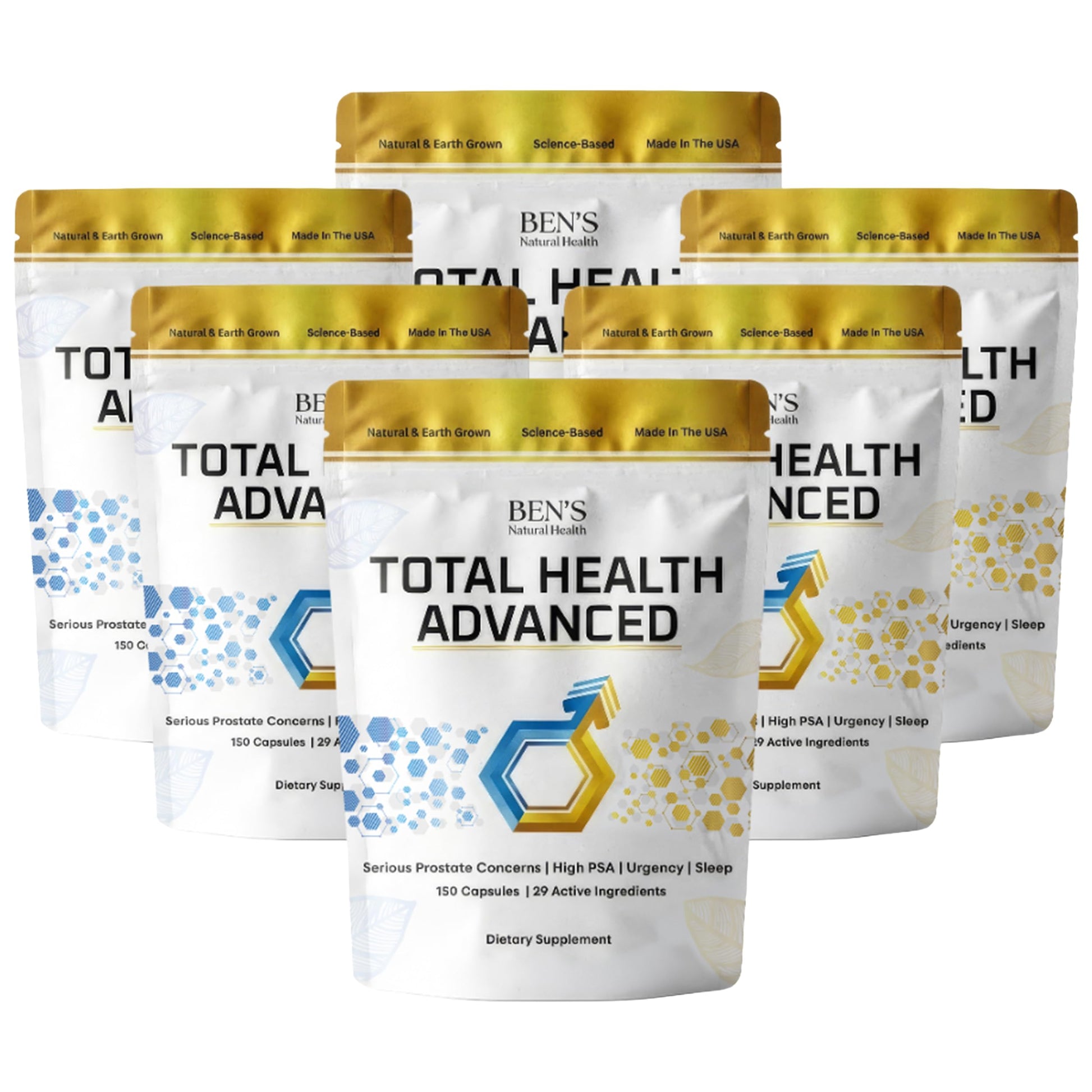 Ben's Natural Health Total Health Advanced Prostate Support Capsules 900