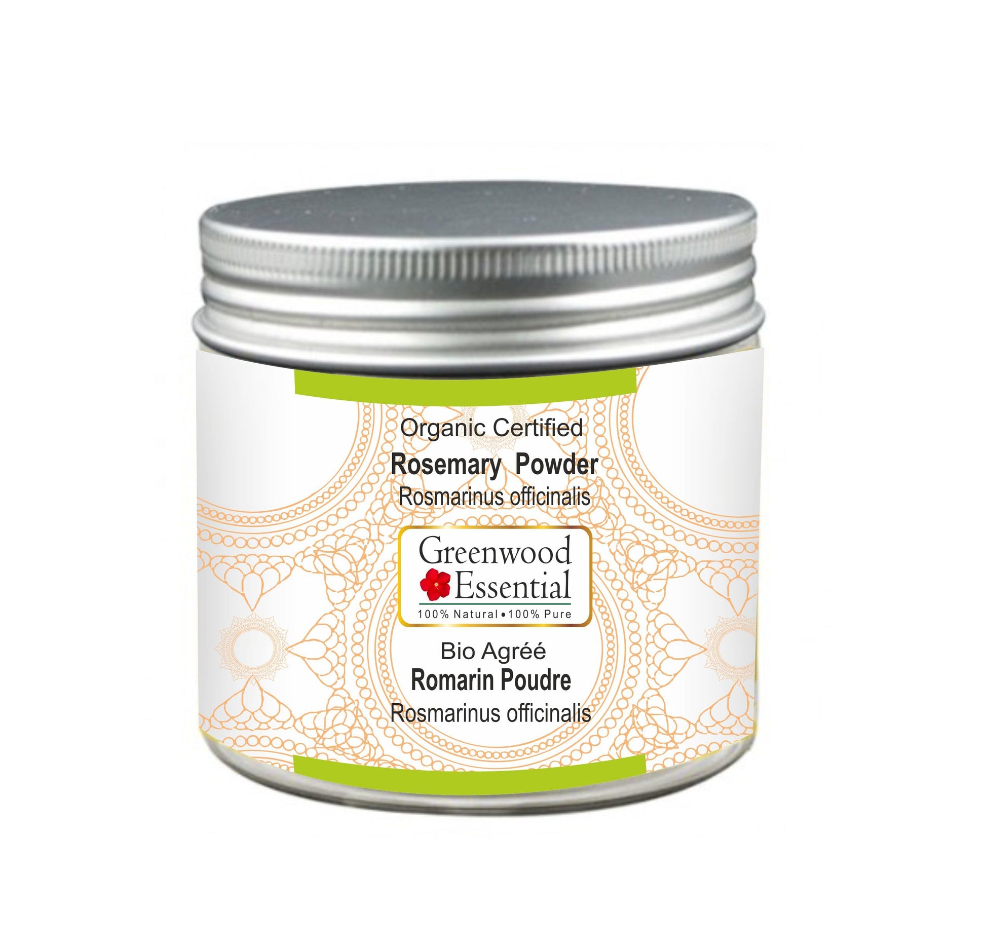 Greenwood Essential Pure Rosemary Powder, 200 g (7.05 oz), 1 Count