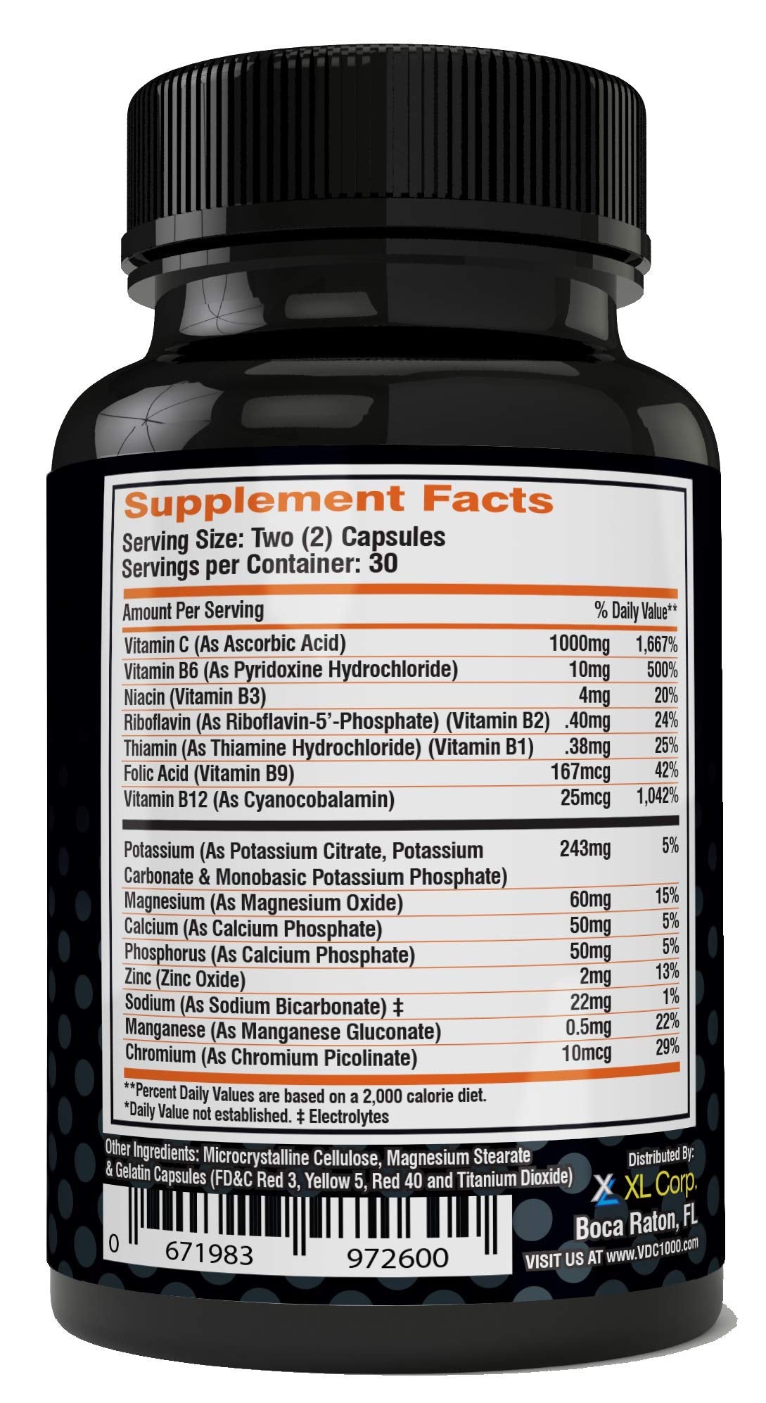 VitalDURE C1000 Capsule 60 Count