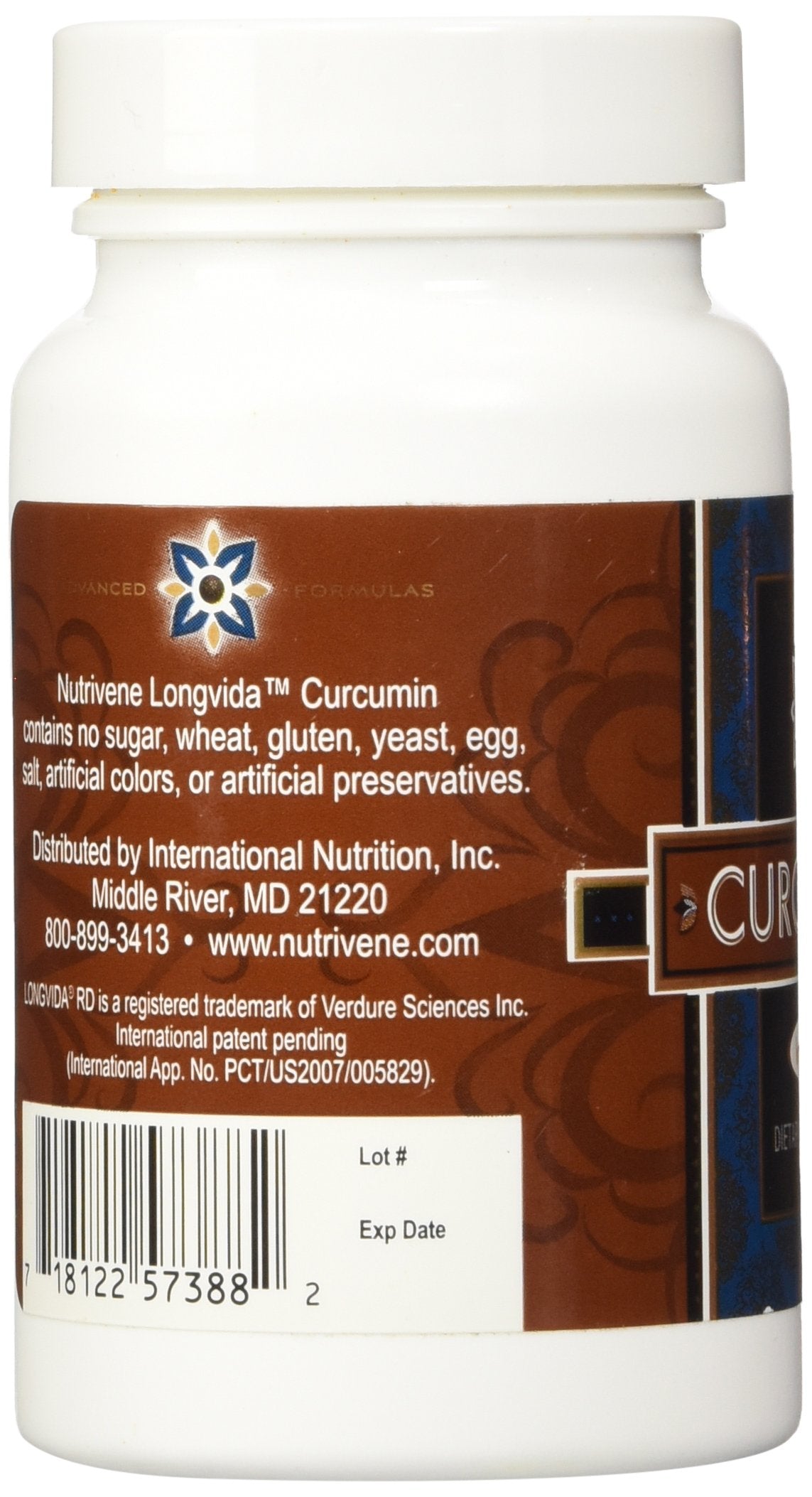 Nutrivene Curcumin Longvida Powder, 1.05 Ounce