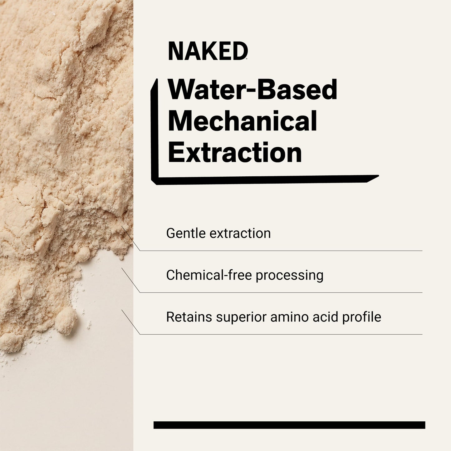 NAKED Pea Protein Powder, 5 lb, 80 Servings