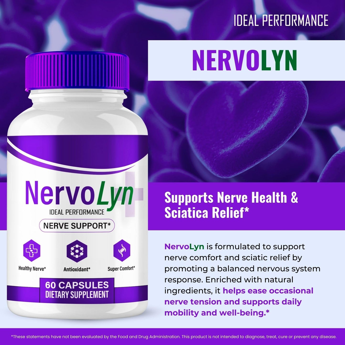 IDEAL PERFORMANCE NervoLyn 120 Capsules