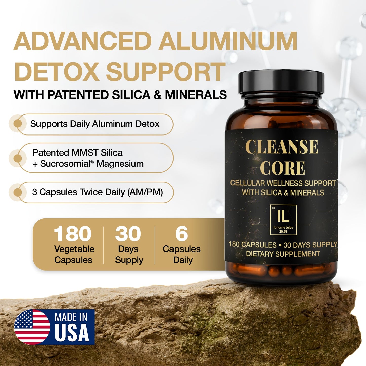 Ionome Labs Daily Cellular Wellness Supplement Capsule, 180 Capsules