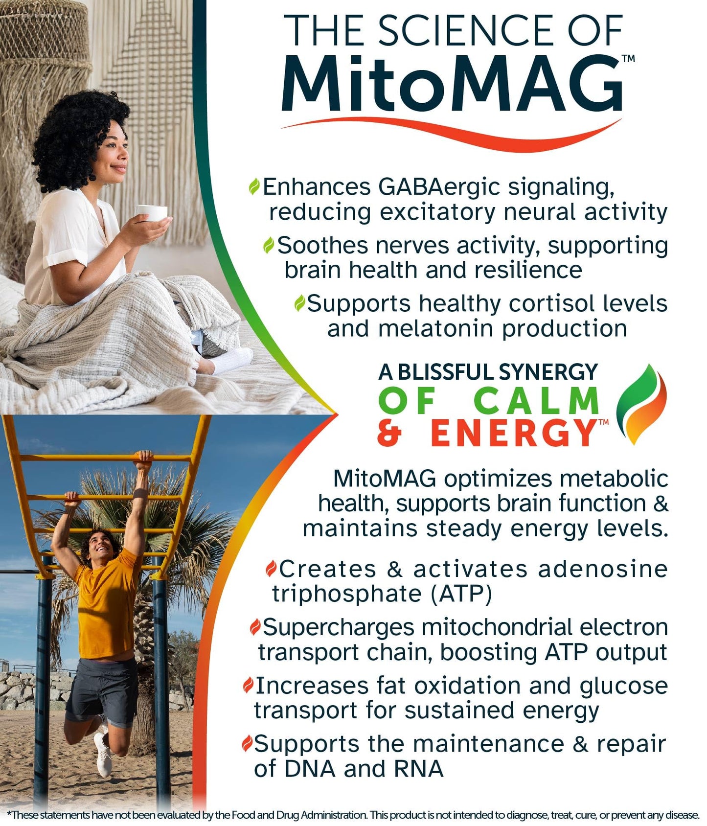 Awakened.energy Blissful MitoMag 300mg Elemental Magnesium Complex, Capsule, 60 Count
