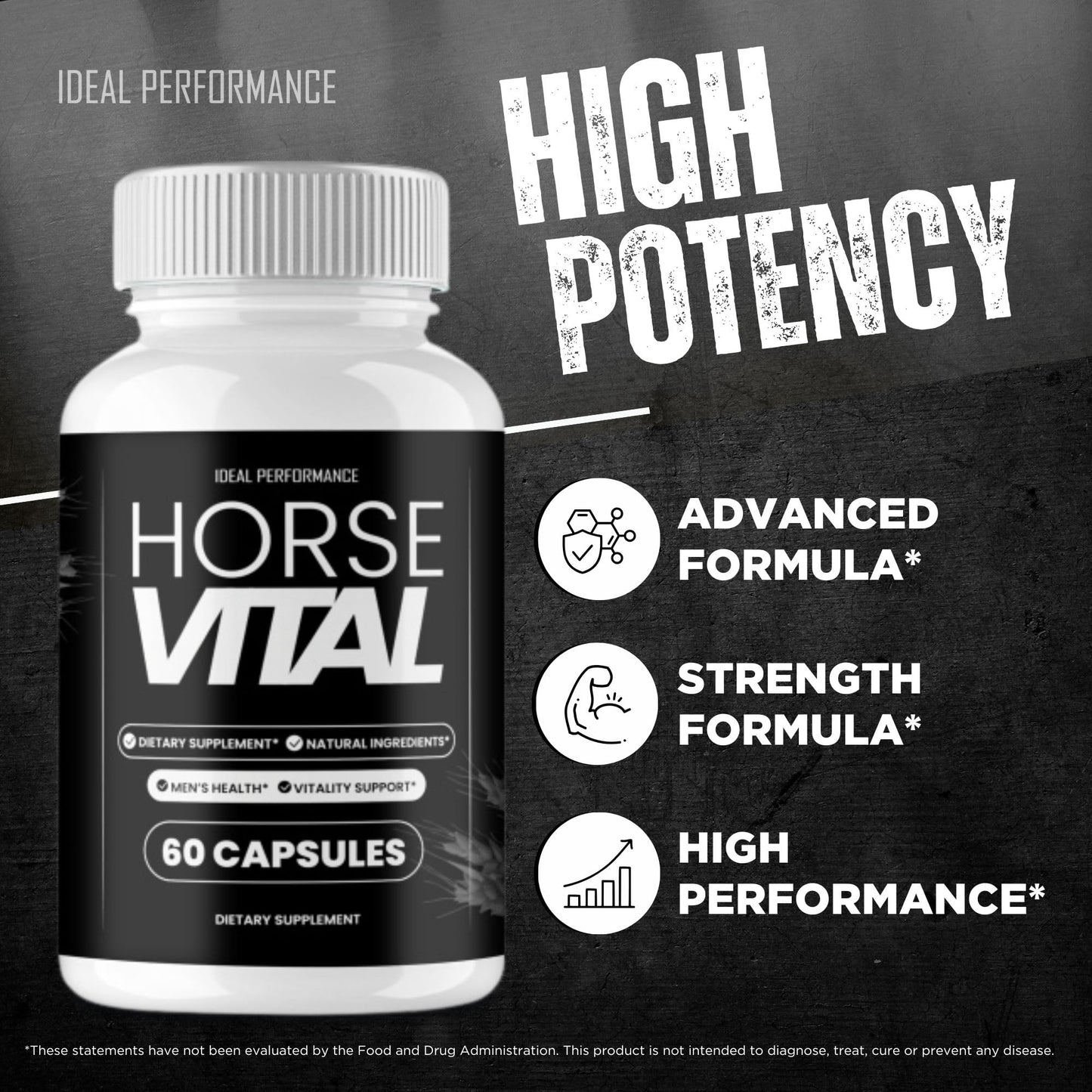 IDEAL PERFORMANCE Horse Vital Capsule, 120 Capsules