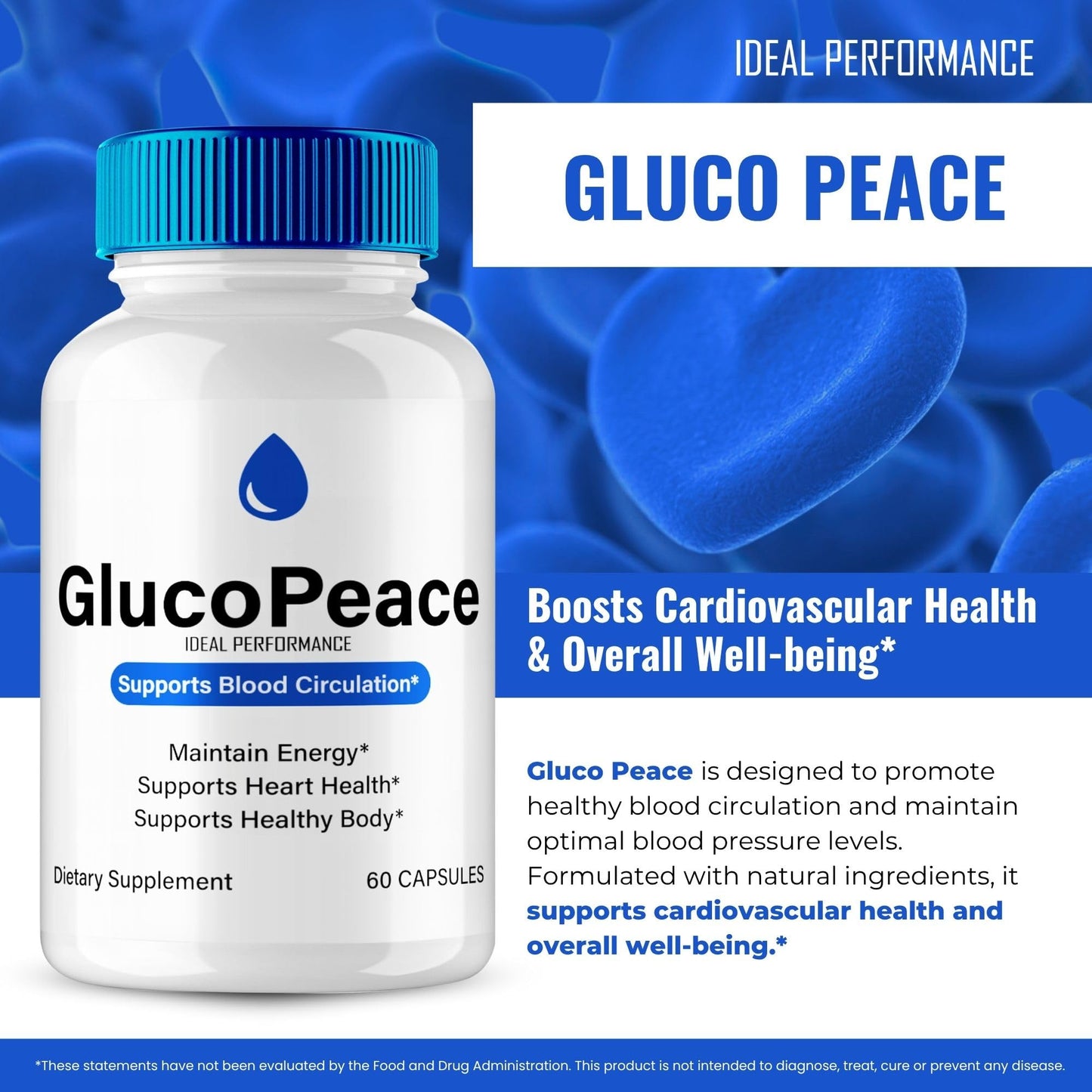 IDEAL PERFORMANCE Gluco Peace Capsule 300 Count