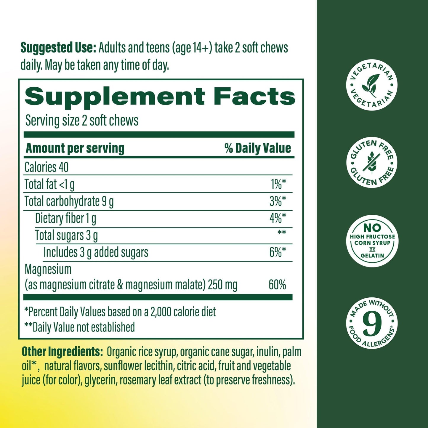 MegaFood Relax + Calm Magnesium Complex Gummies, 30