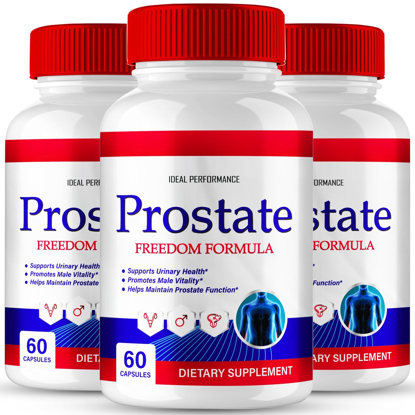 IDEAL PERFORMANCE Prostate Freedom Prostate Health for Men Capsules 180 Count