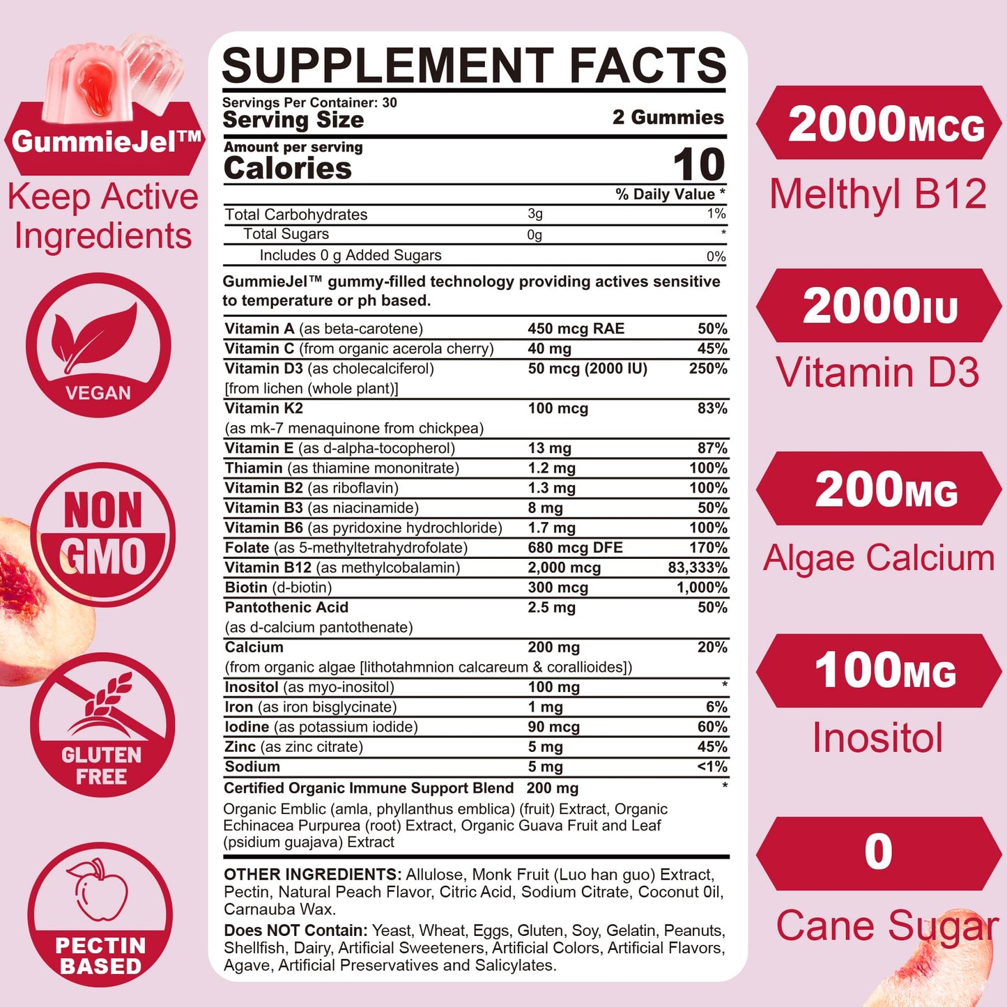 Nextdia Men's and Women's Multivitamin Gummies, 180 Count