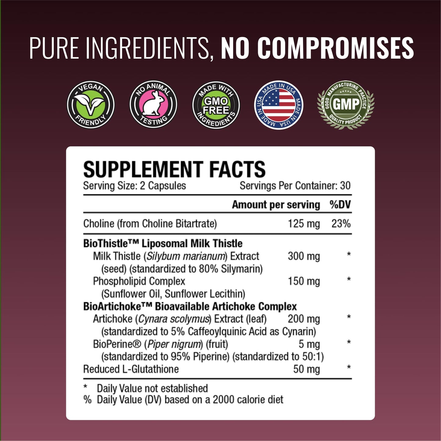 Approved Science Liversyl Milk Thistle, Artichoke Extract, and Bioperine Capsules, 60 Count