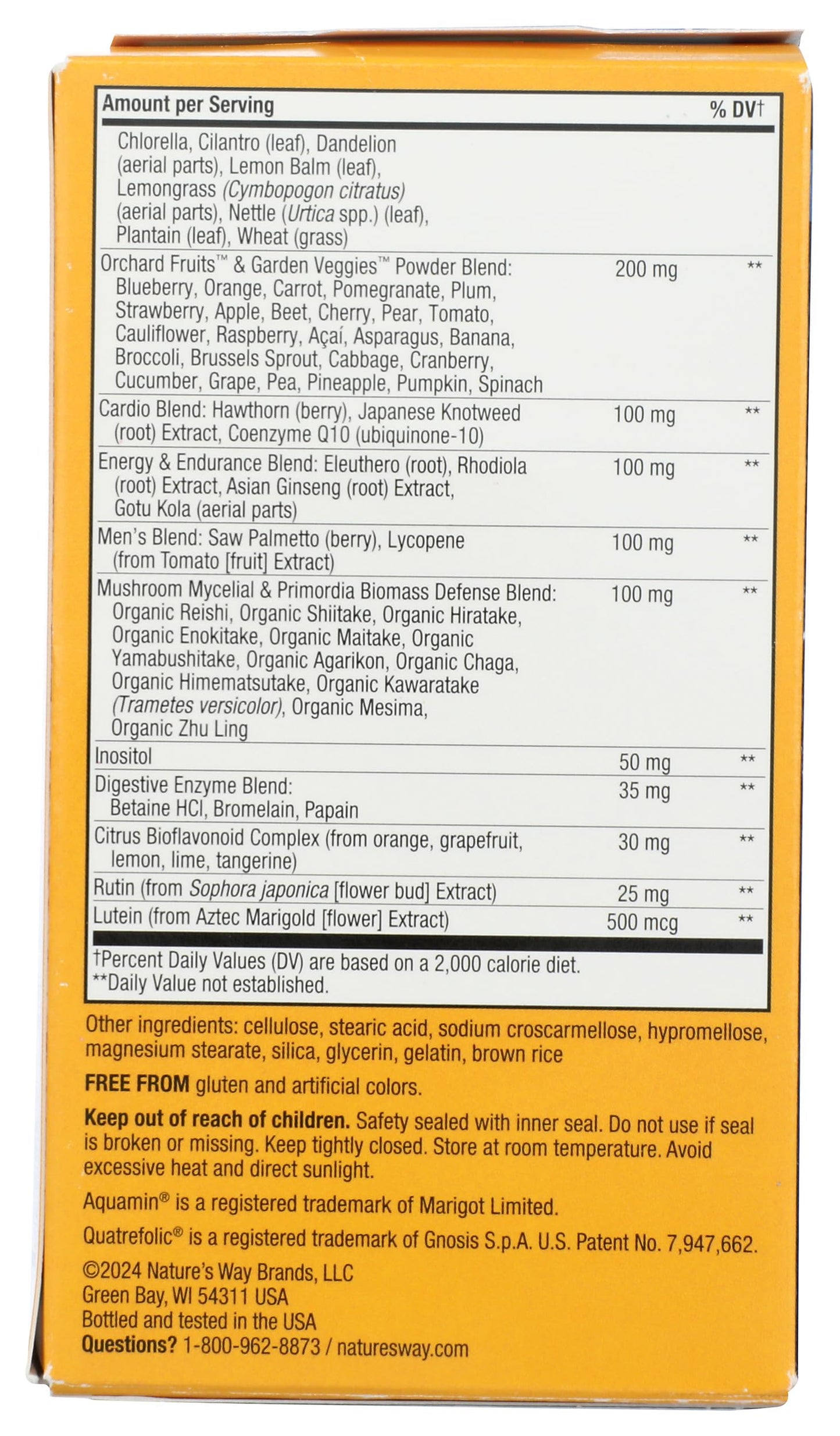 Nature's Way Multivitamin Alive Energizer Mens Tablet 90