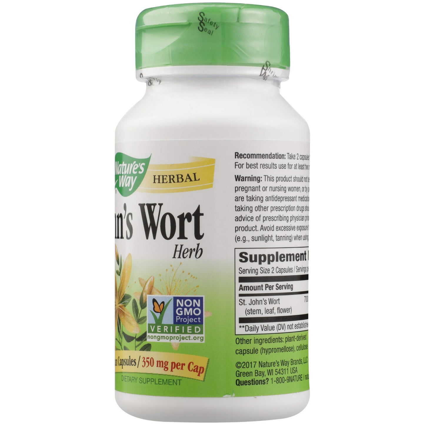 Nature's Way Saint John's Wort Herb Capsules 1 Count