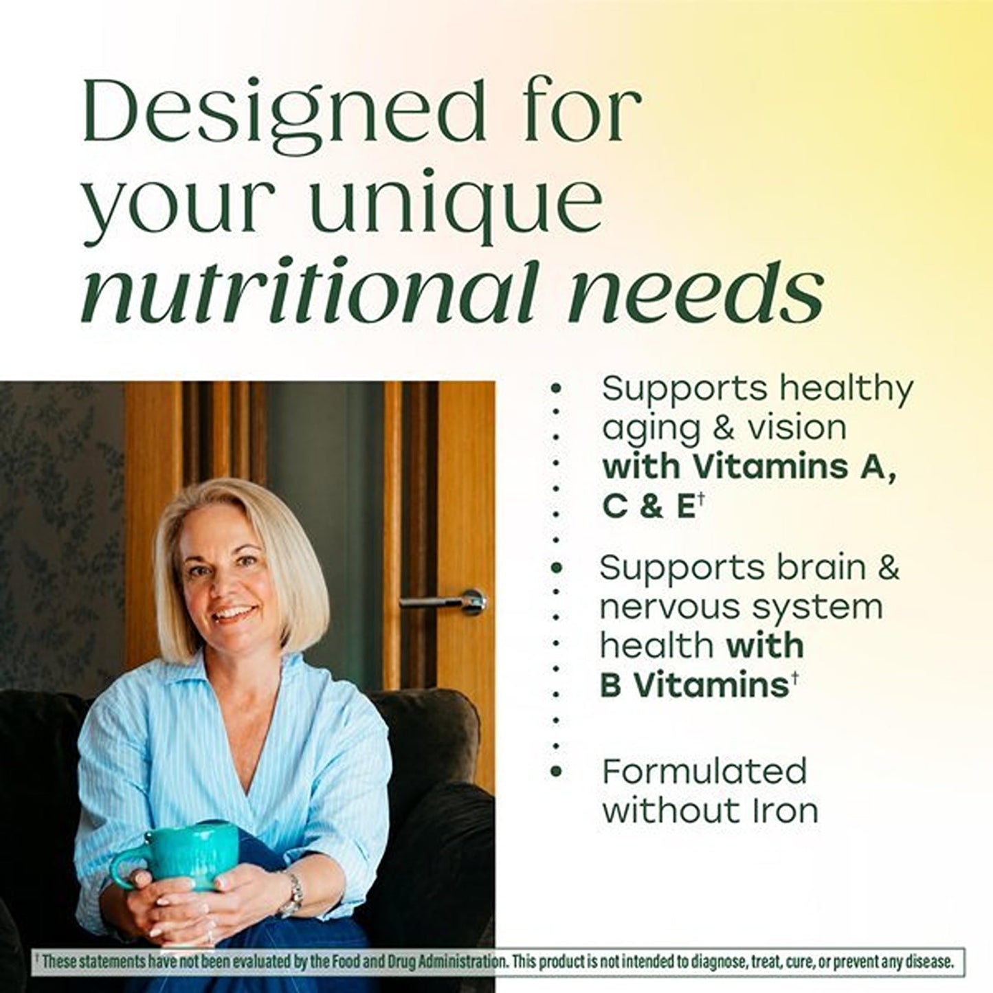 MegaFood One Daily Multivitamin for Women 55+ with 19 Nutrients 60 Tablets