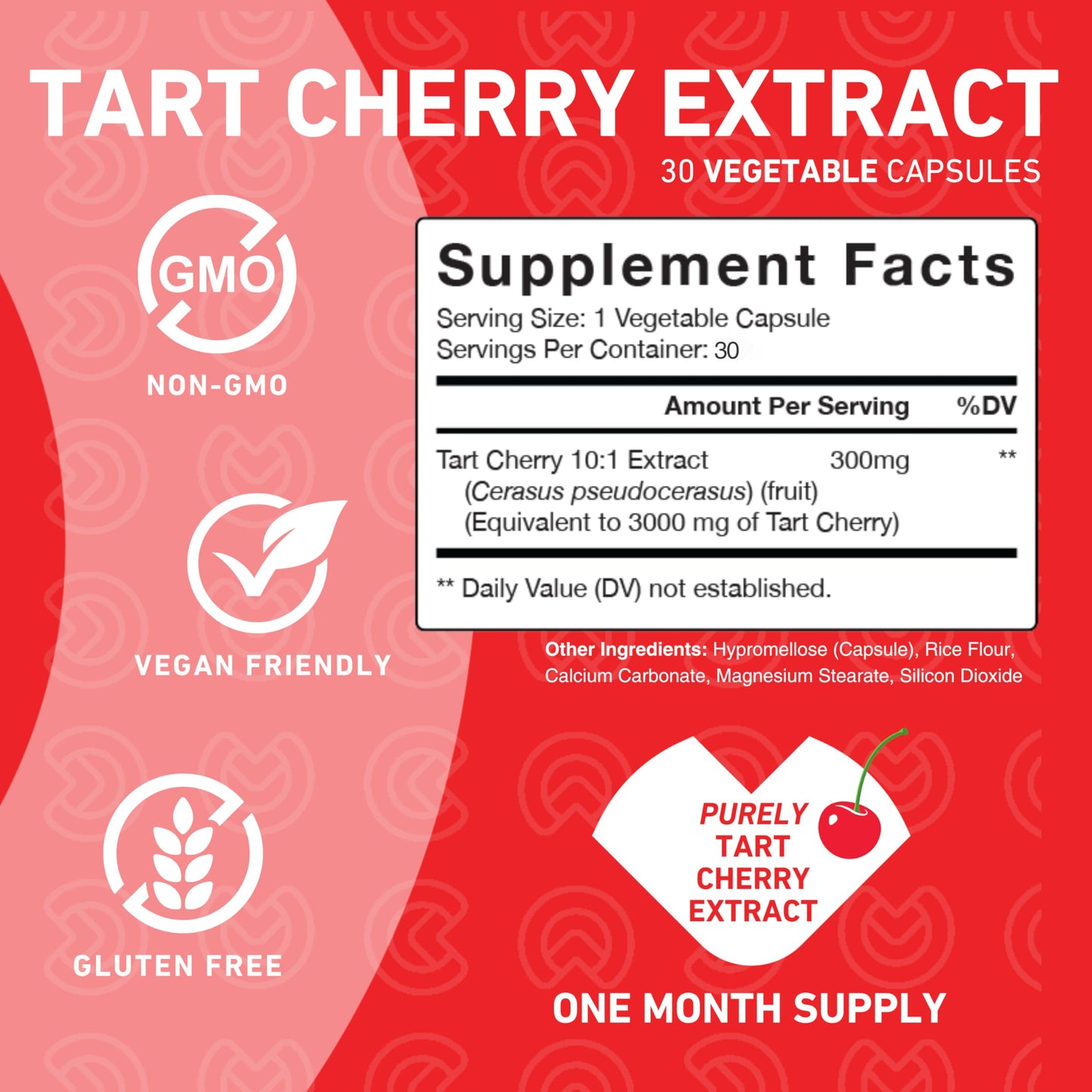 PUREFINITY Tart Cherry Capsules, 30 Count