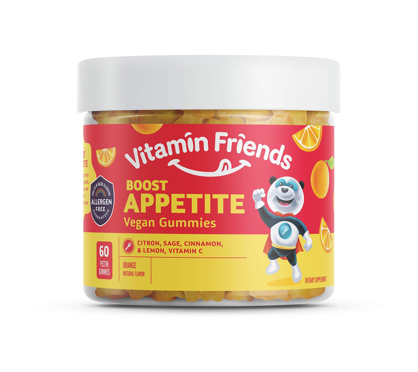 Vitamin Friends Natural and Vegan Appetite Stimulant Gummies for Children 60 Gummies