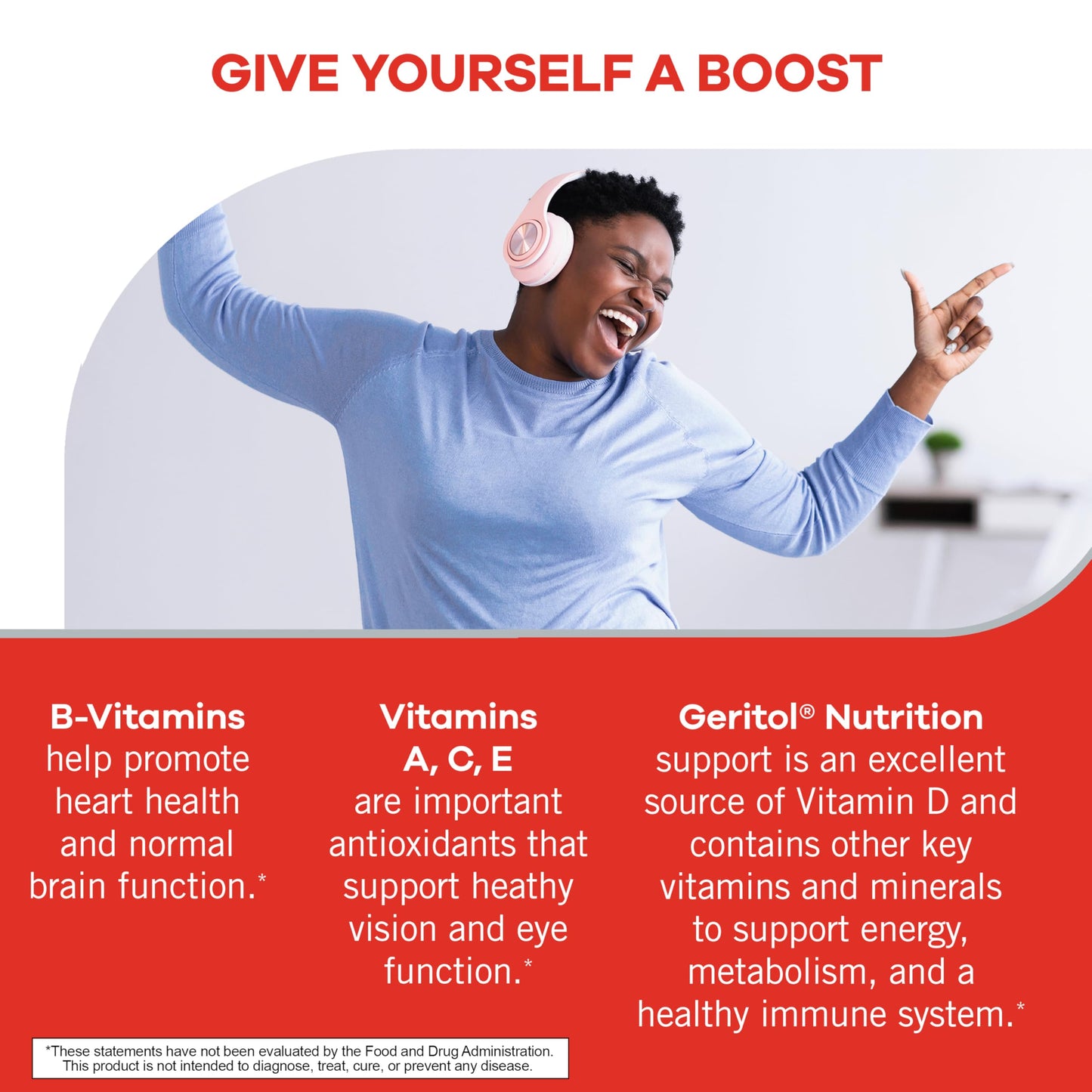Geritol Multivitamin Supplement 80 Tablets
