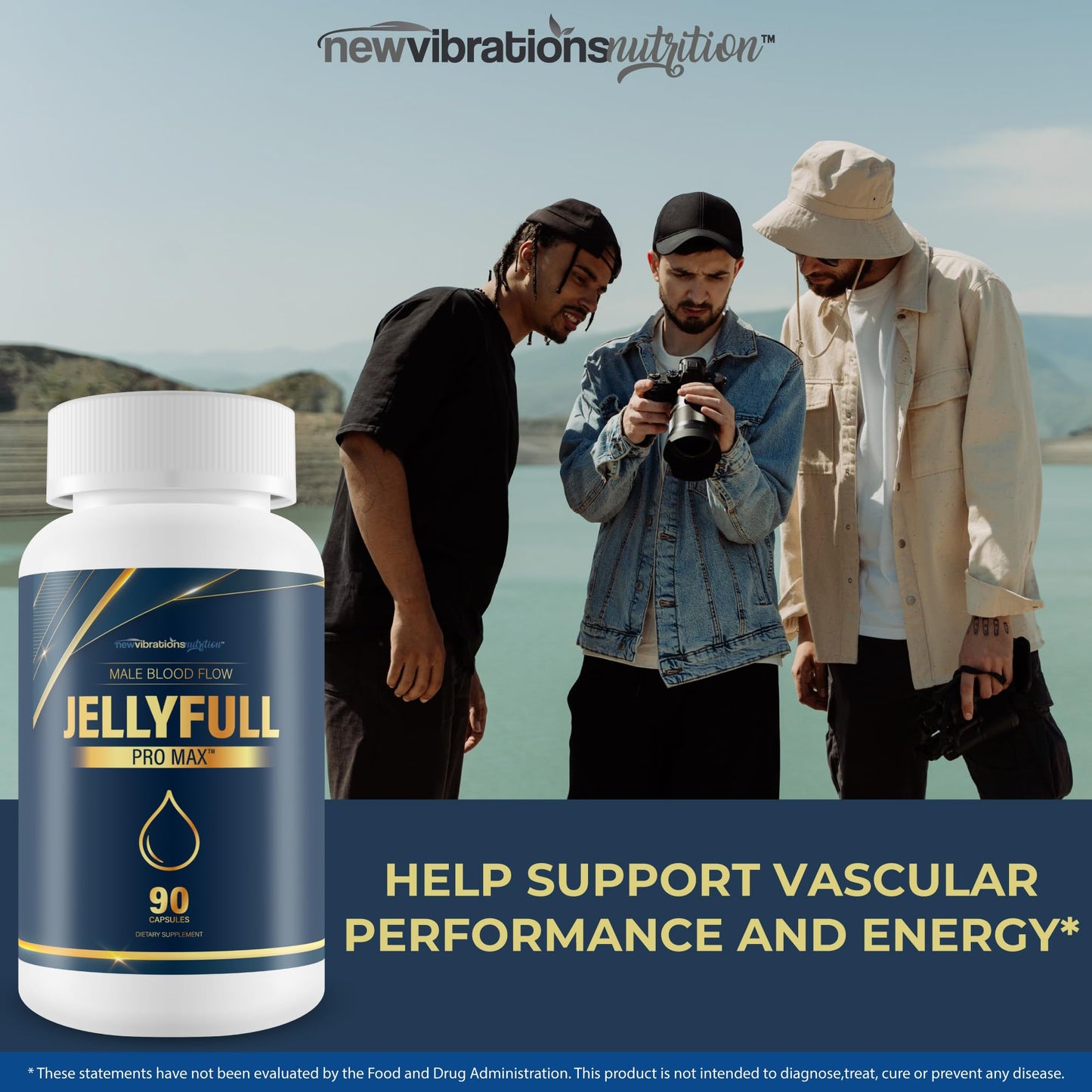 New Vibrations Nutrition Jellyfull Pro Max Capsule, 90 Count