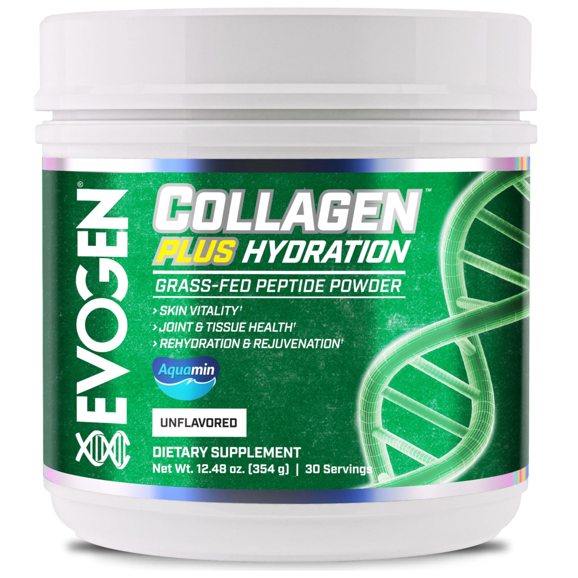 Evogen Collagen Plus Hydration Powder 12.38 Ounce