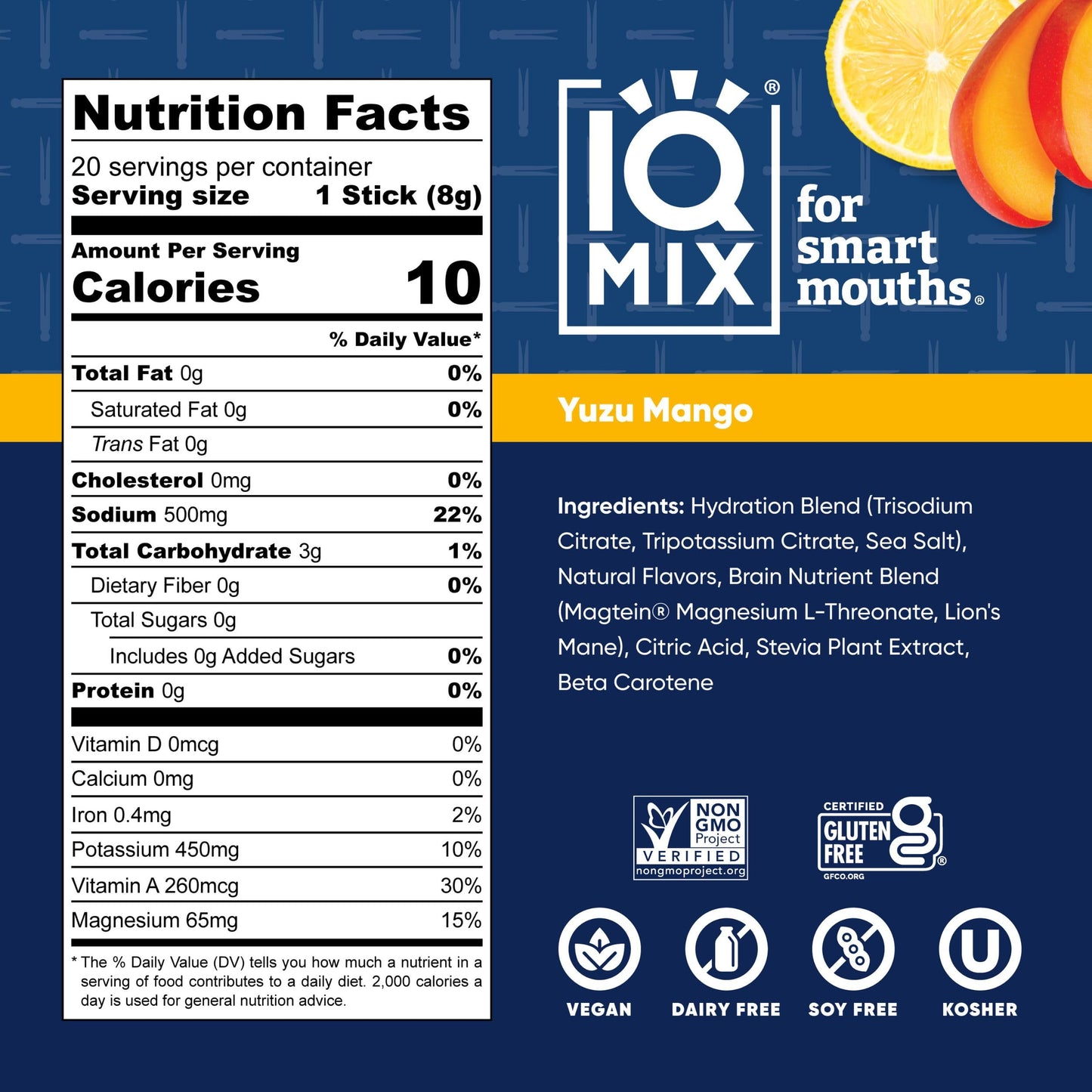 IQBAR IQMIX Hydration Electrolytes 20 Capsules