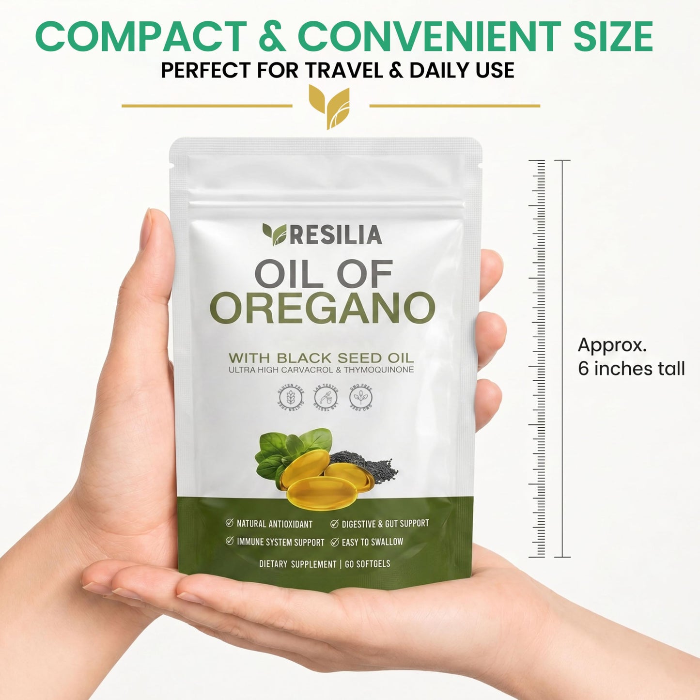 Resilia Oil Of Oregano Capsules 180