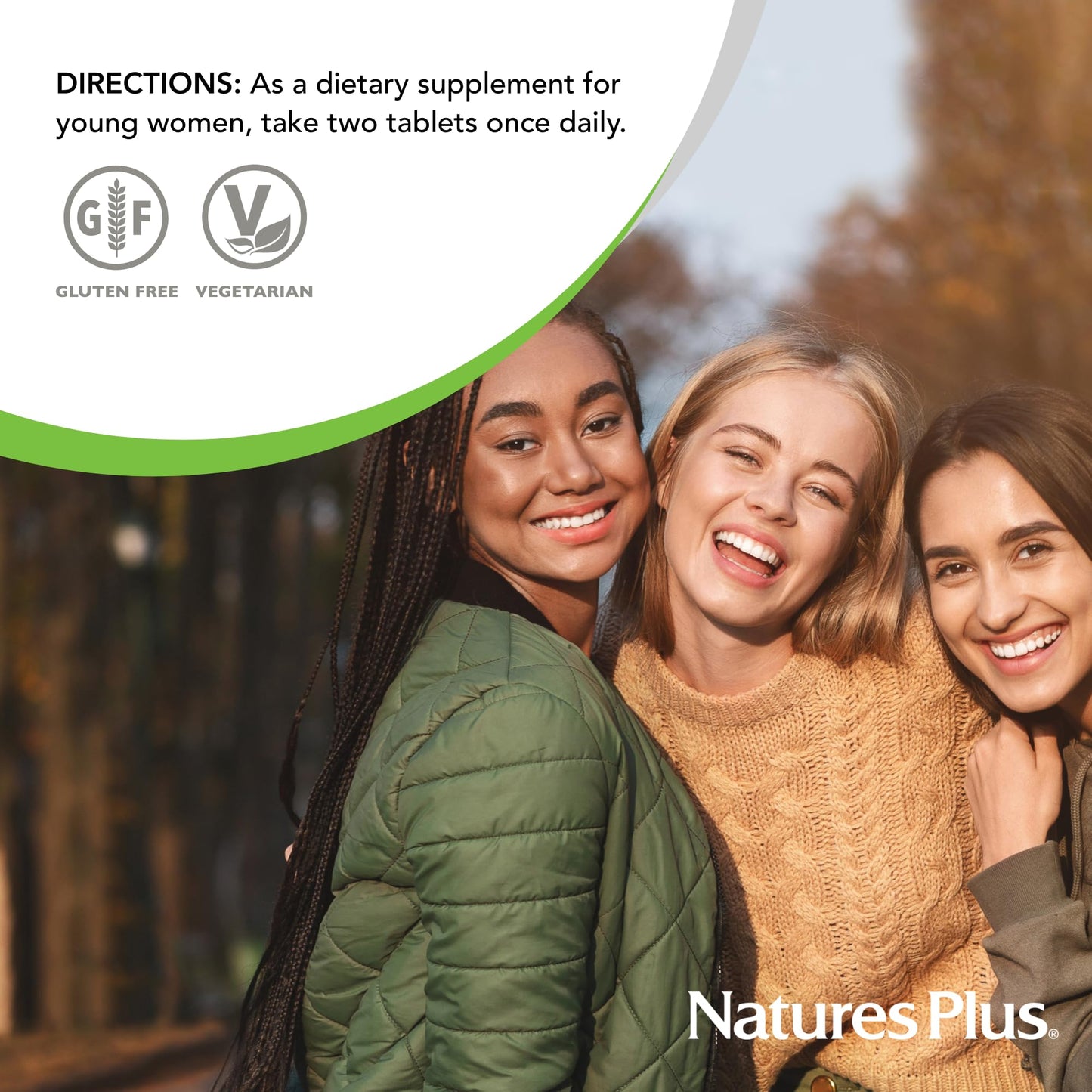 NaturesPlus Source of Life Power Teen for Her Chewable Tablets 120 Count