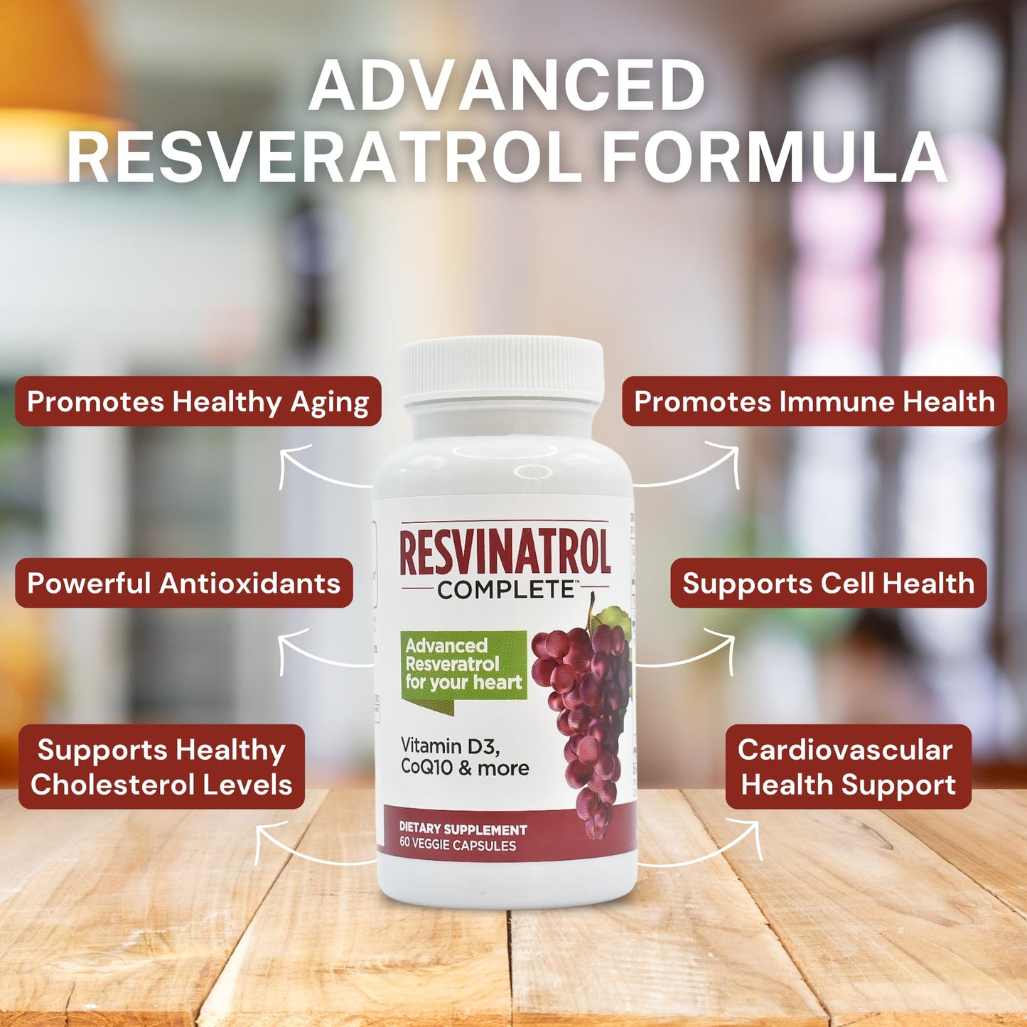 Resvinatrol Complete Capsules 60 Count