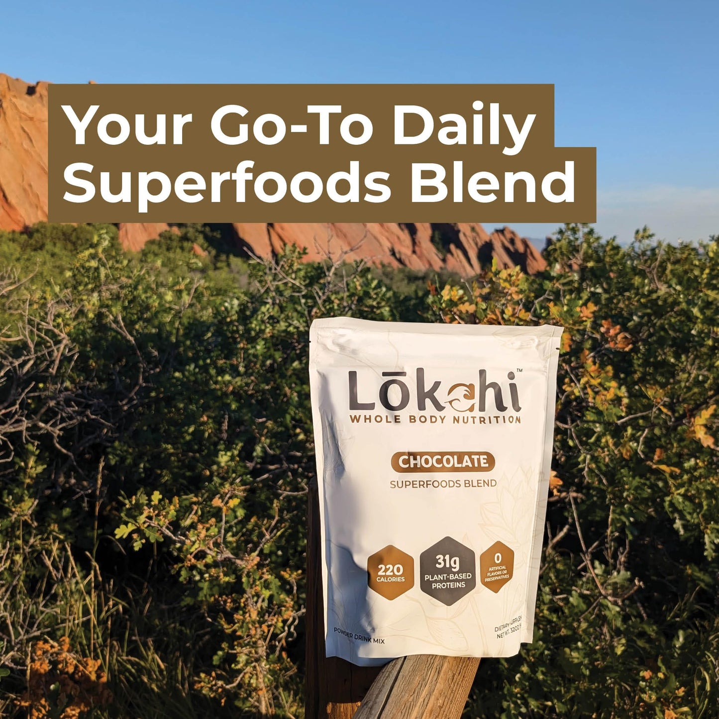 Lokahi Superfoods Protein Blend Protein Powder, 32 oz