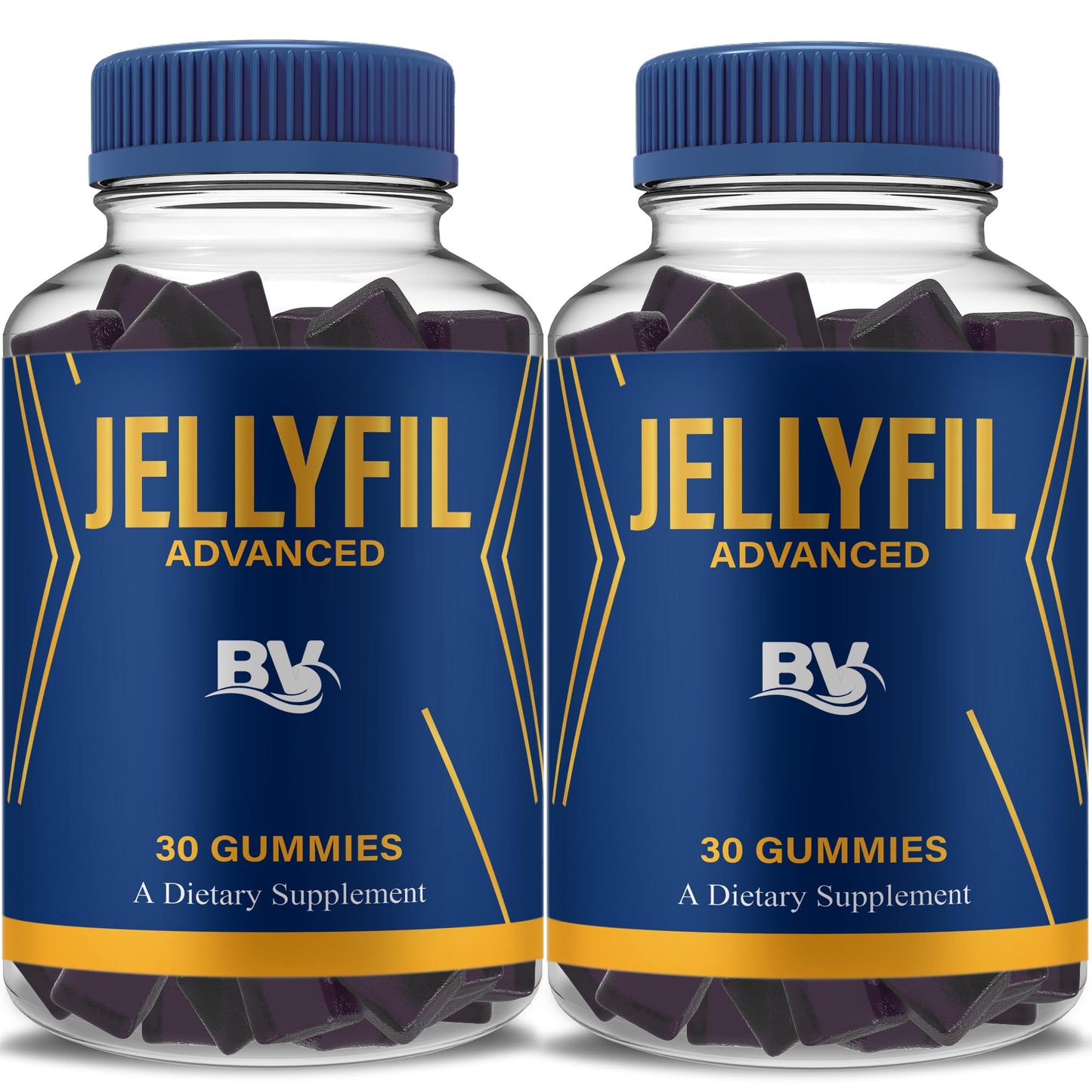 BLUE VIBE JellyFil Advanced Gummies, JellyFil Wellness Support, 60 Gummies