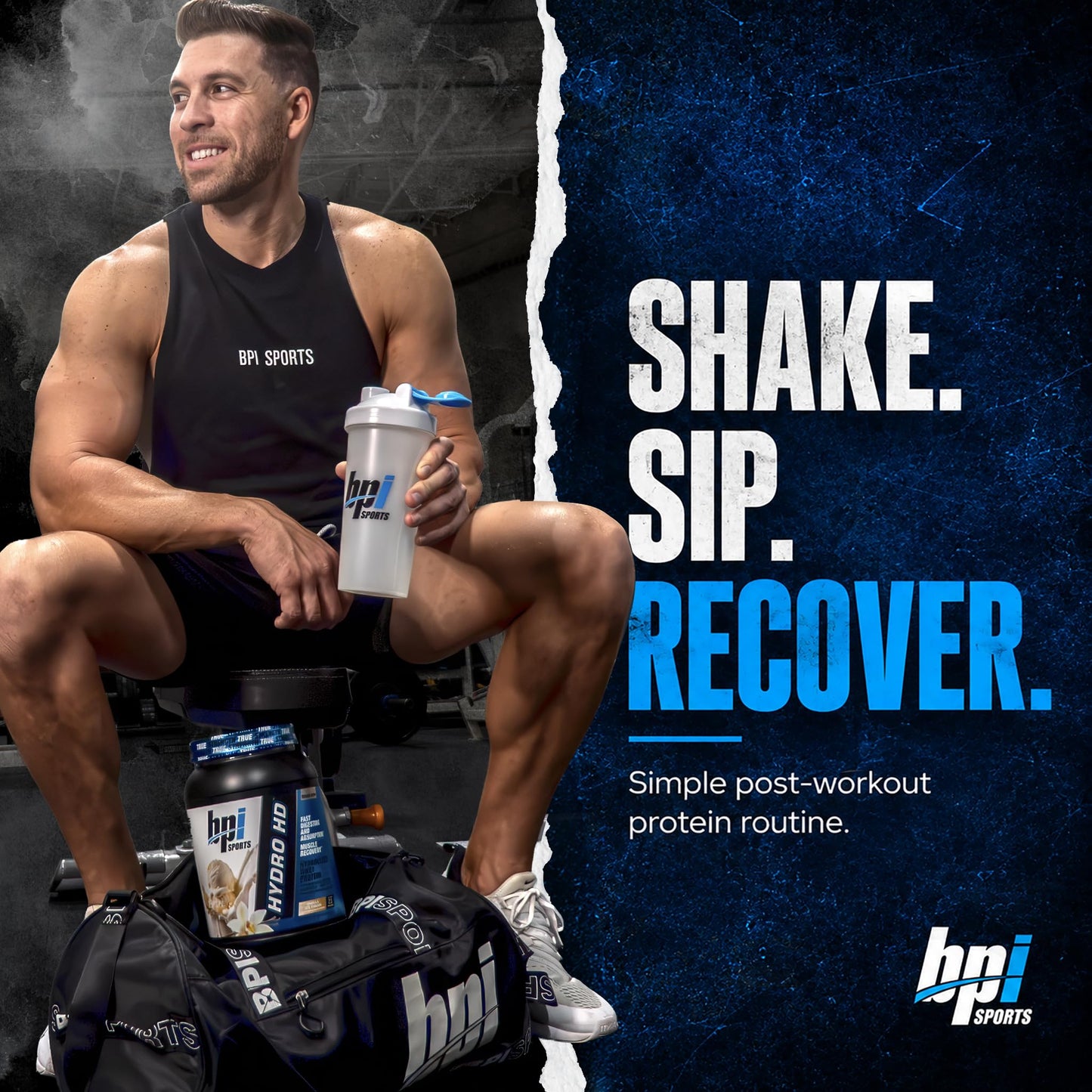 BPI Sports Hydro HD Vanilla Whey Protein Powder 31 Servings