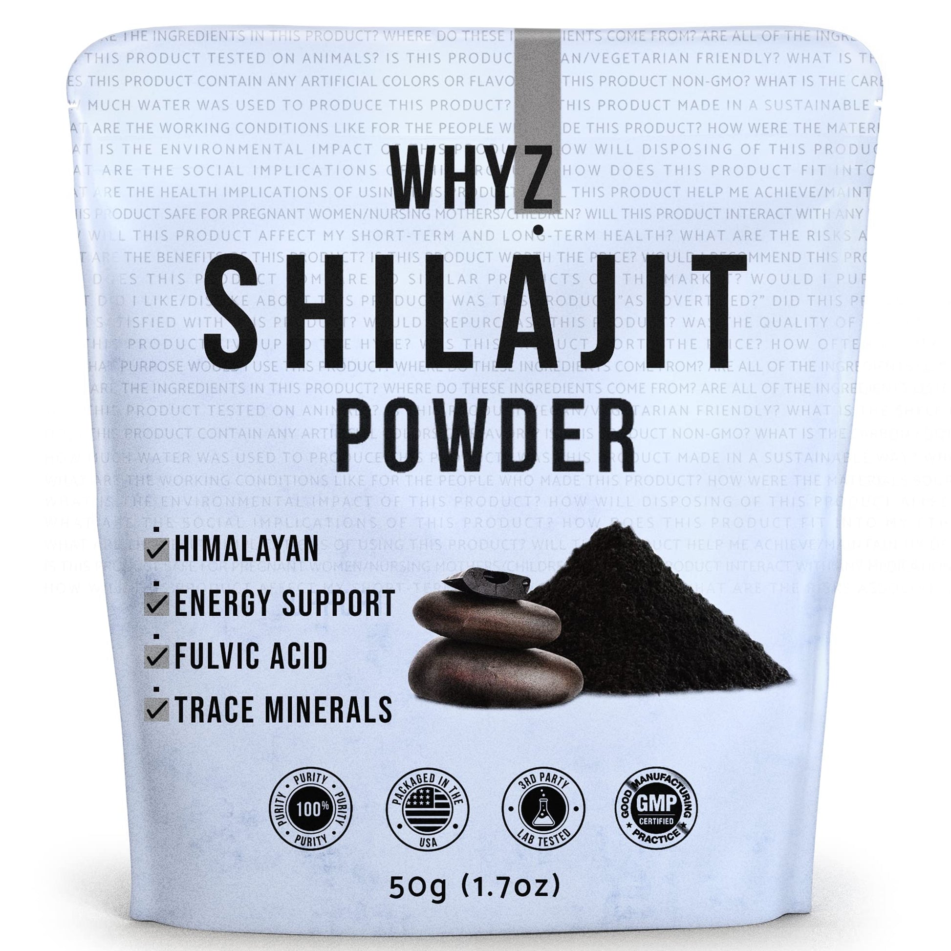 WHYZ Shilajit Powder, 1.7 oz